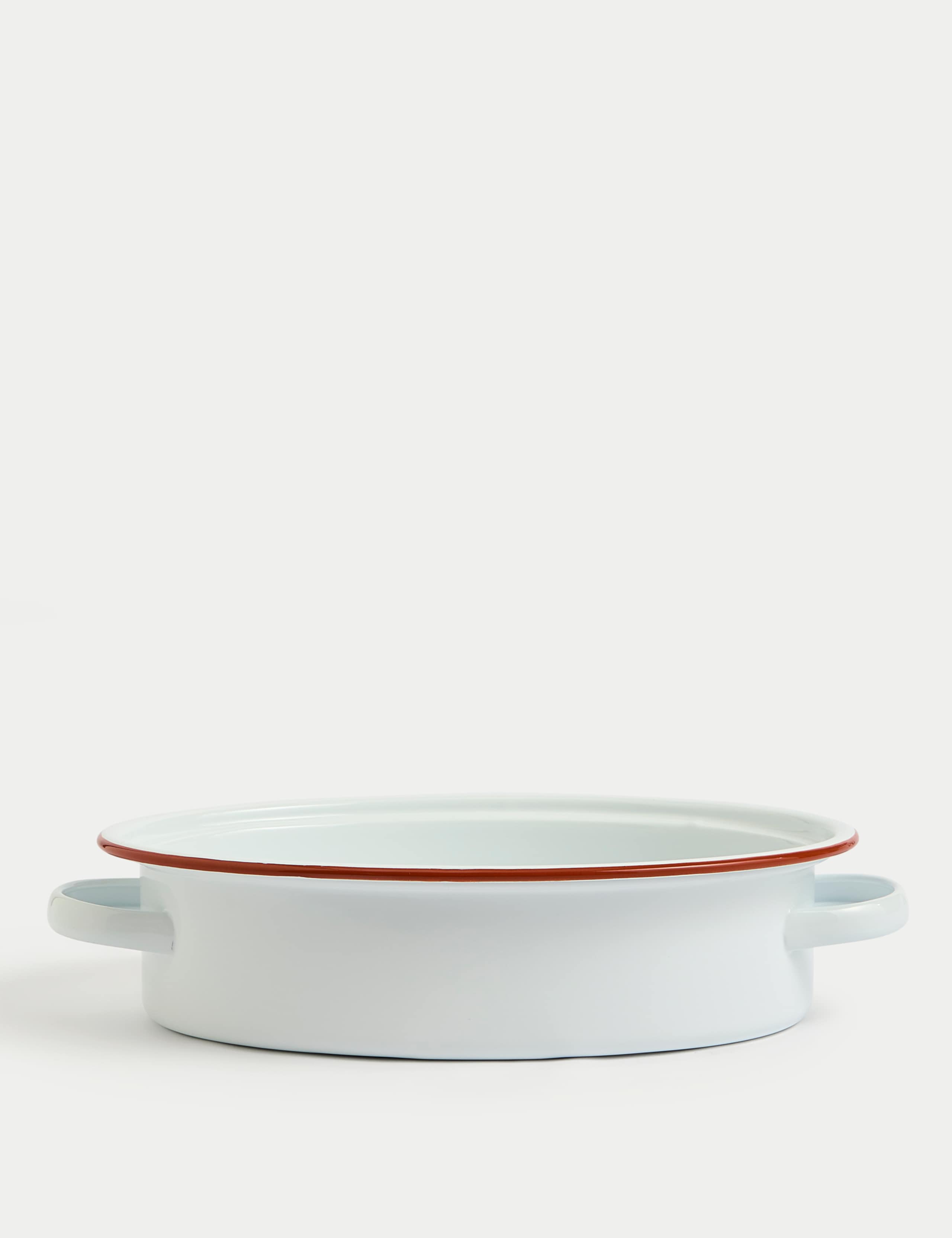 Oval Enamel Roaster with Lid 2 of 5