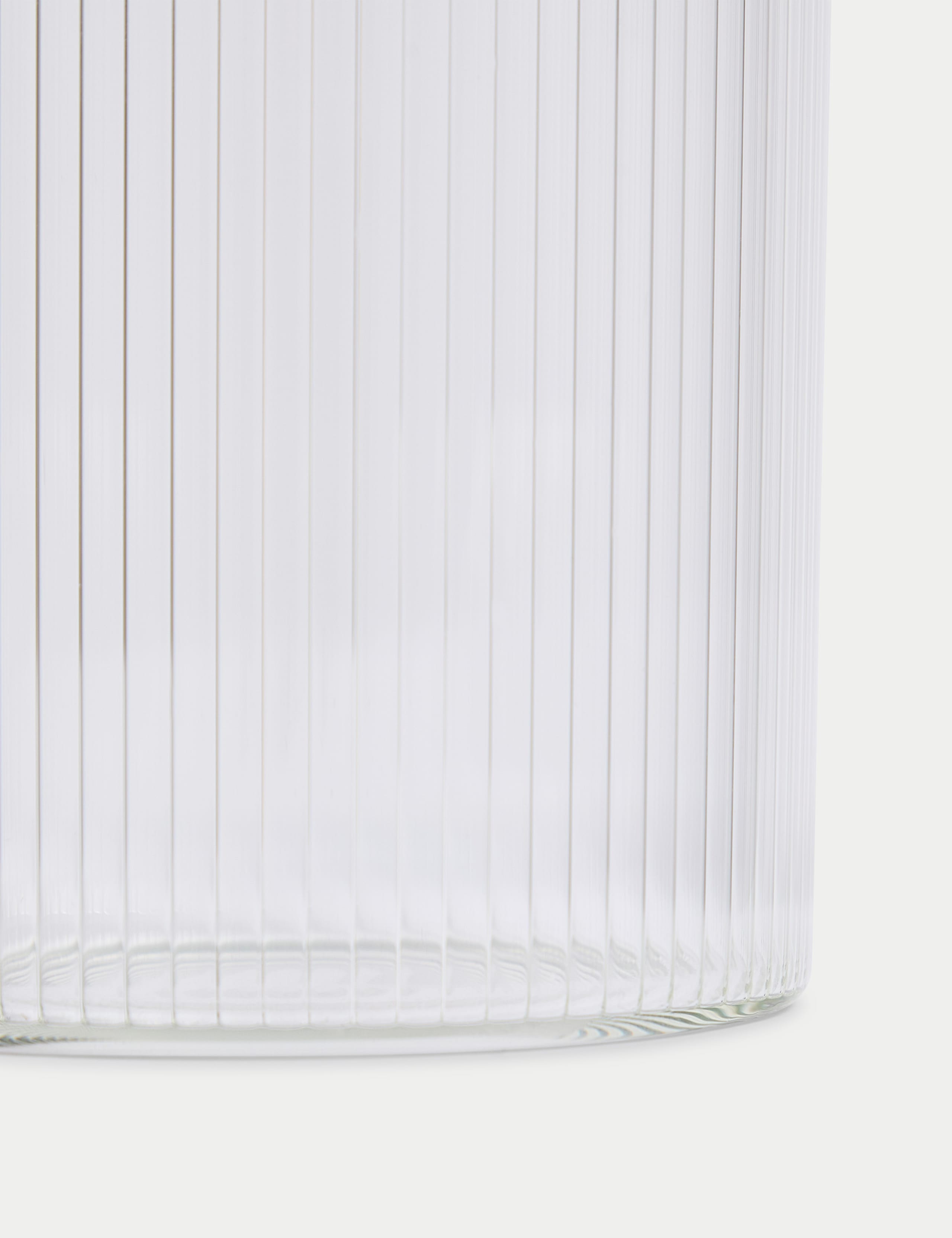 Extra Large Ribbed Glass Storage Jar 3 of 4
