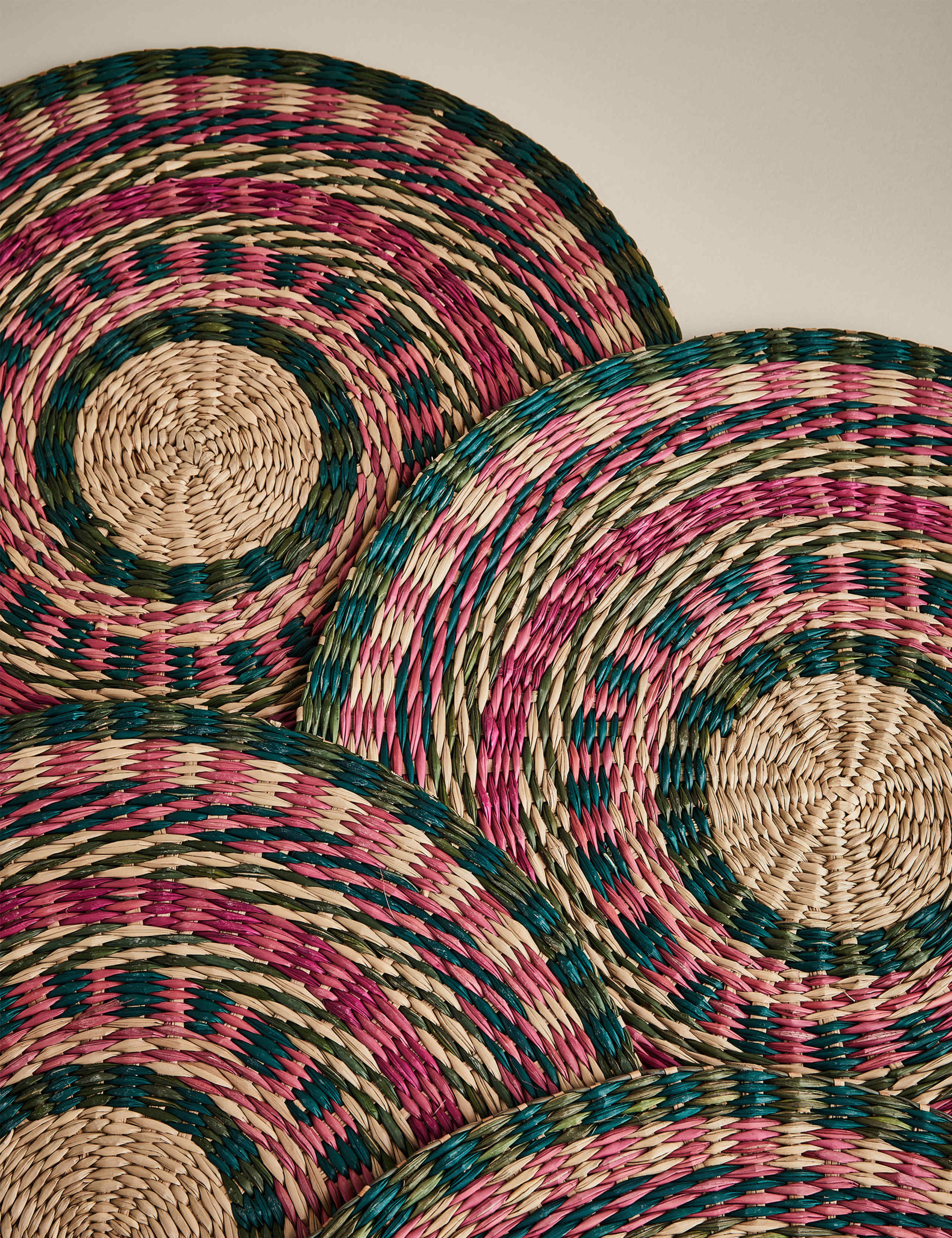 Set of 4 Multicoloured Placemats 4 of 4