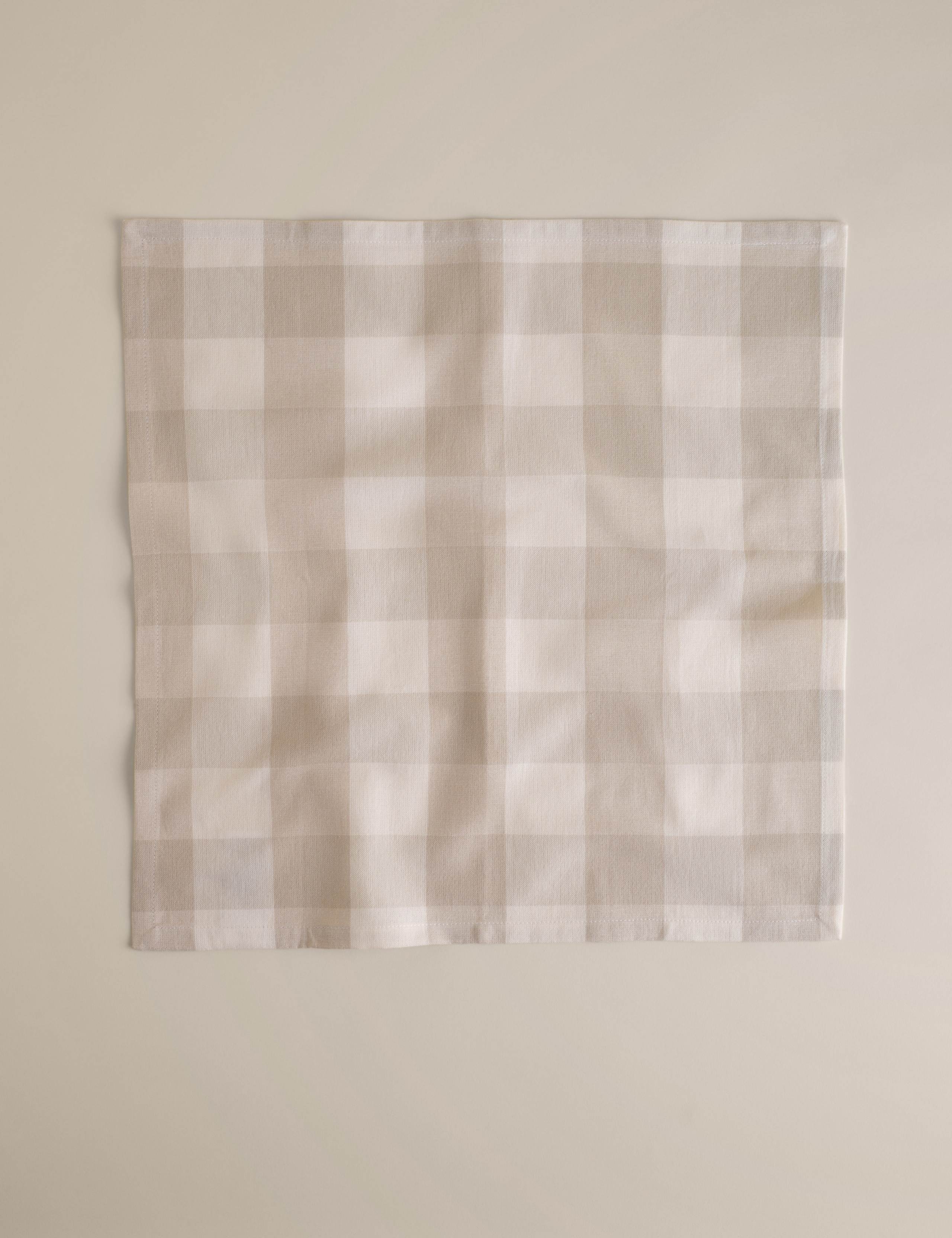 Set of 4 Pure Cotton Gingham Napkins 2 of 2
