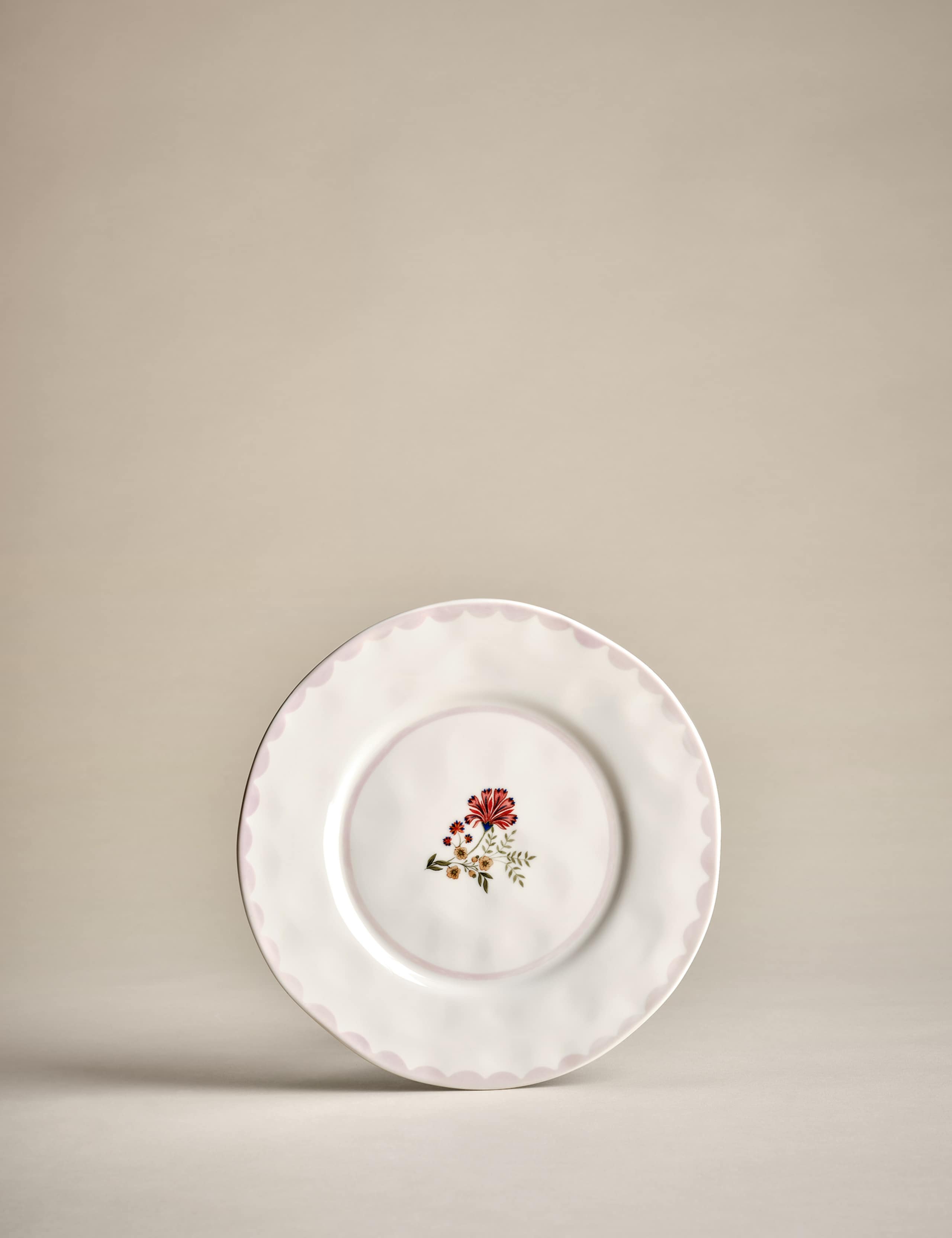 Set of 4 Floral Side Plates 3 of 5