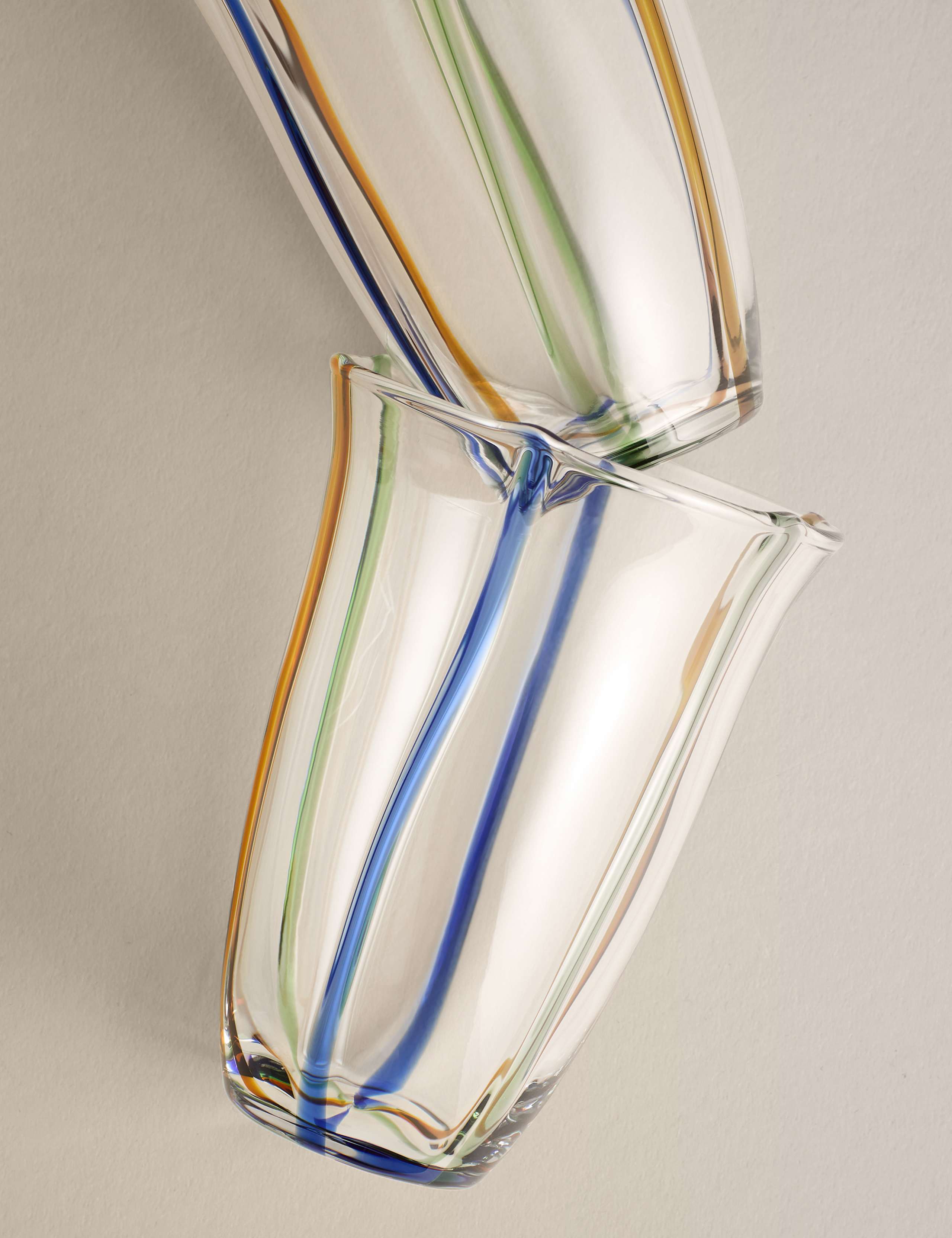 Set of 2 Colour Stripe Hi Ball Glasses 2 of 5