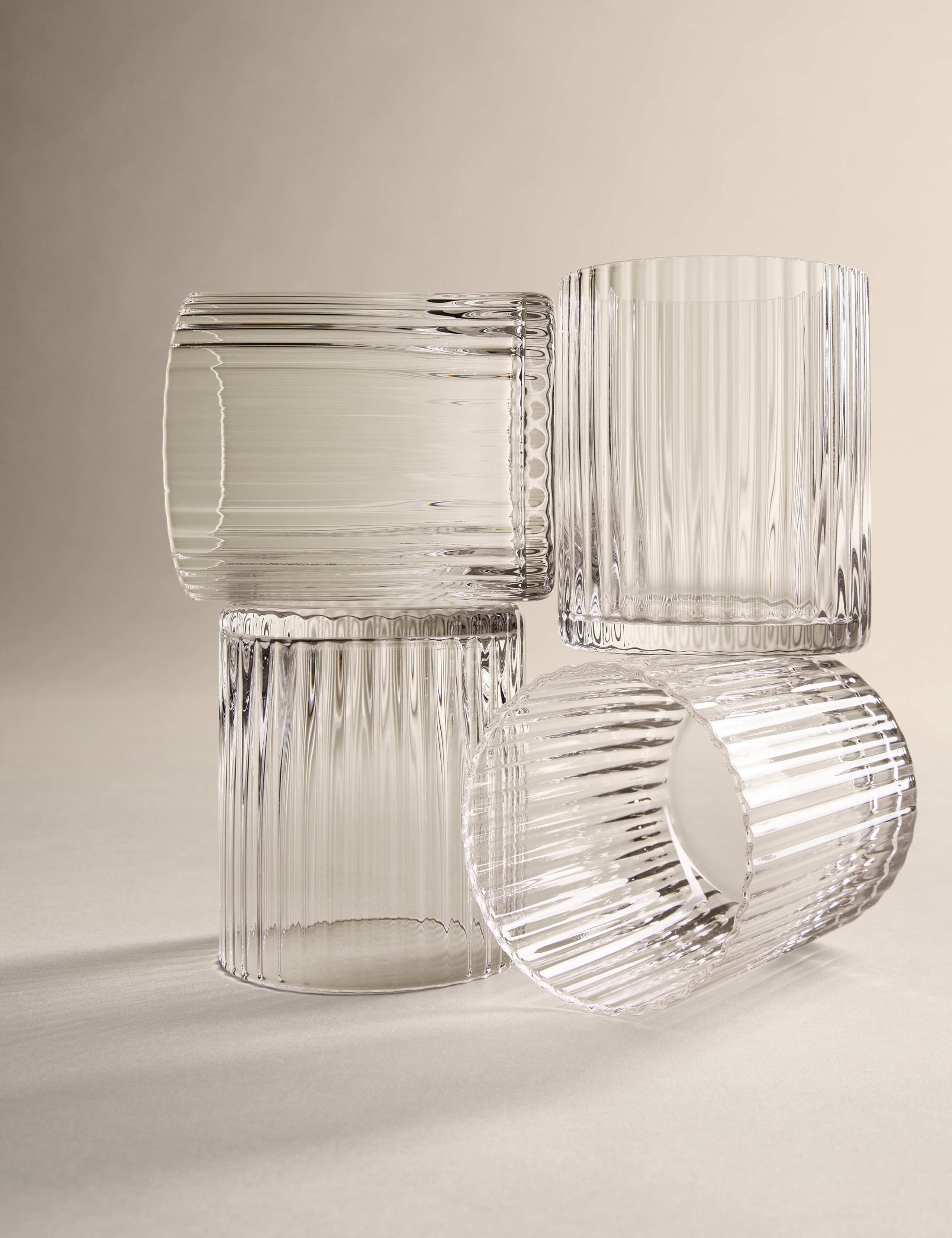 Set of 4 Celine Ribbed Tumblers 4 of 5