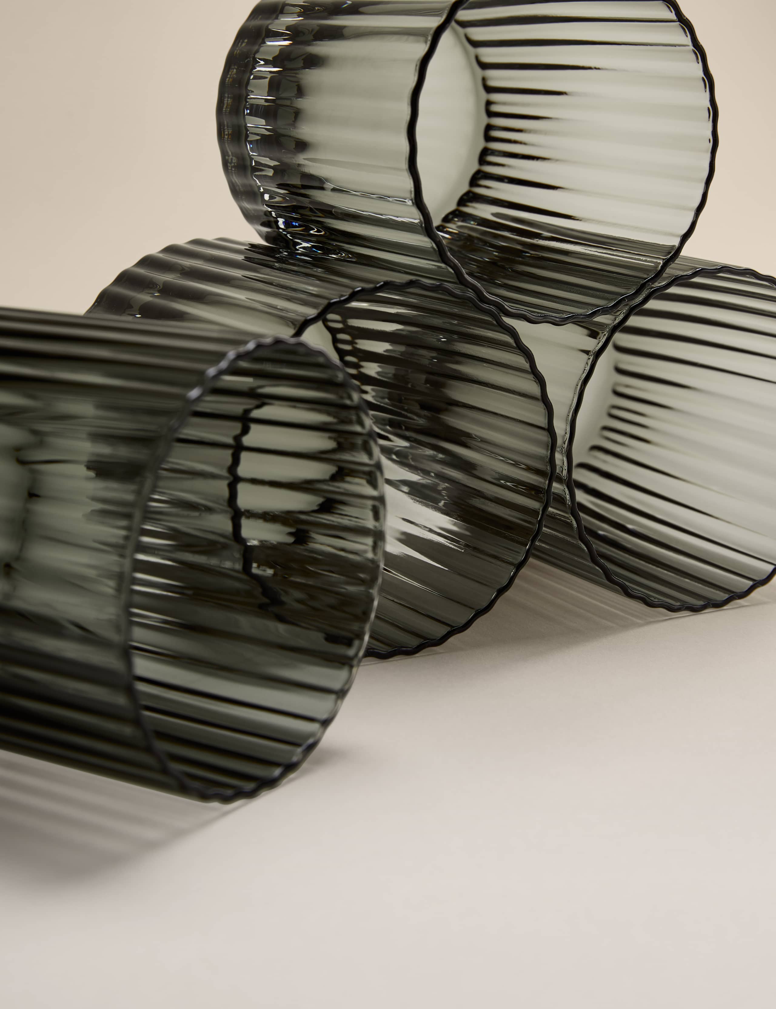 Set of 4 Celine Ribbed Tumblers 3 of 5