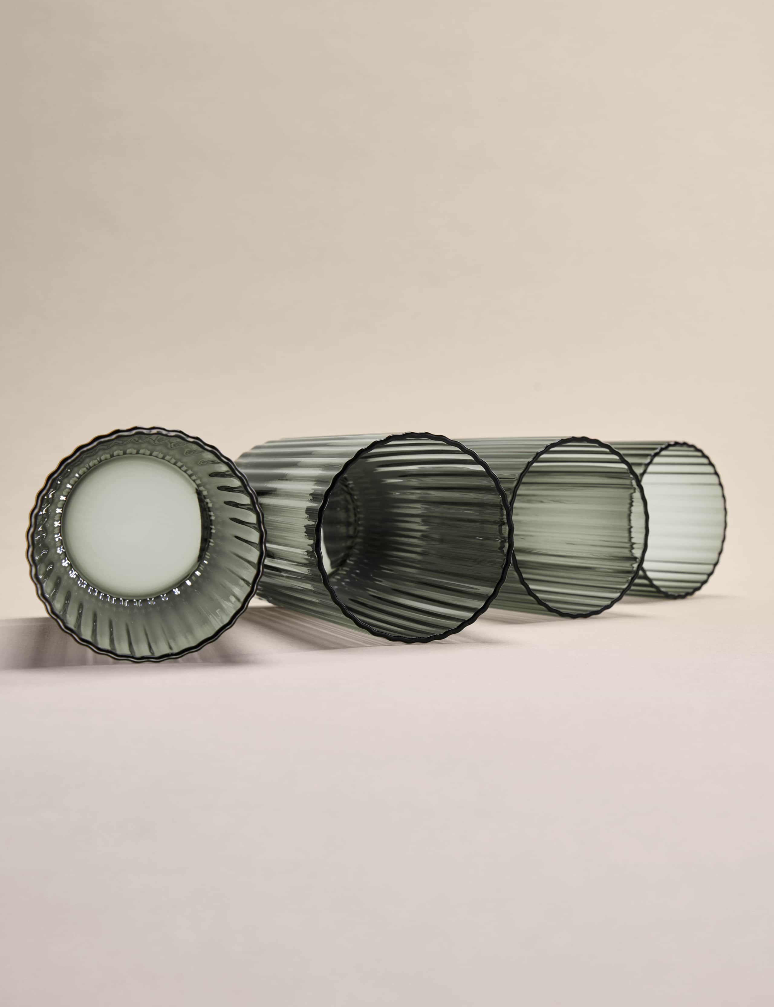 Set of 4 Celine Ribbed Hi Ball Glasses 5 of 6