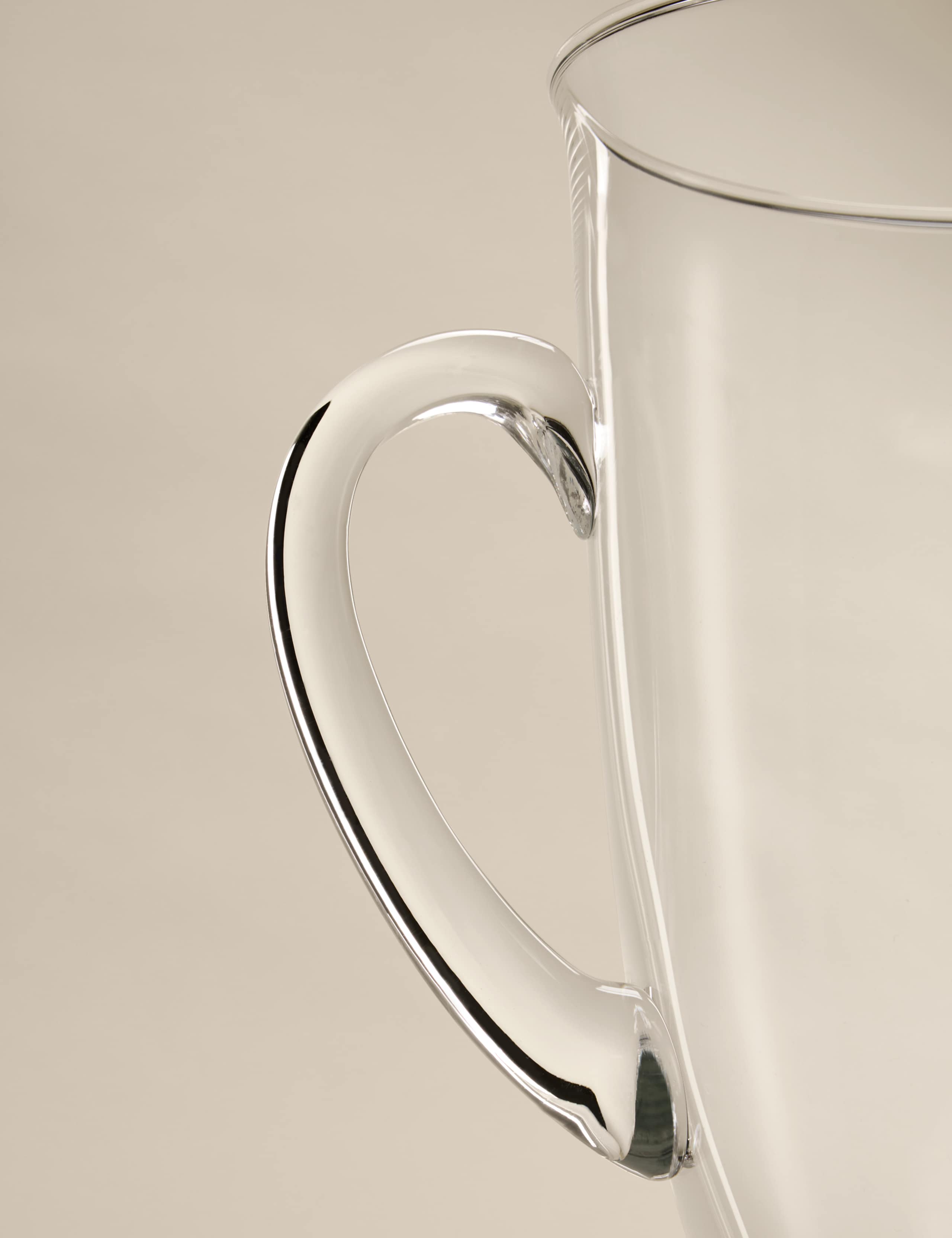 Footed Glass Jug 4 of 5