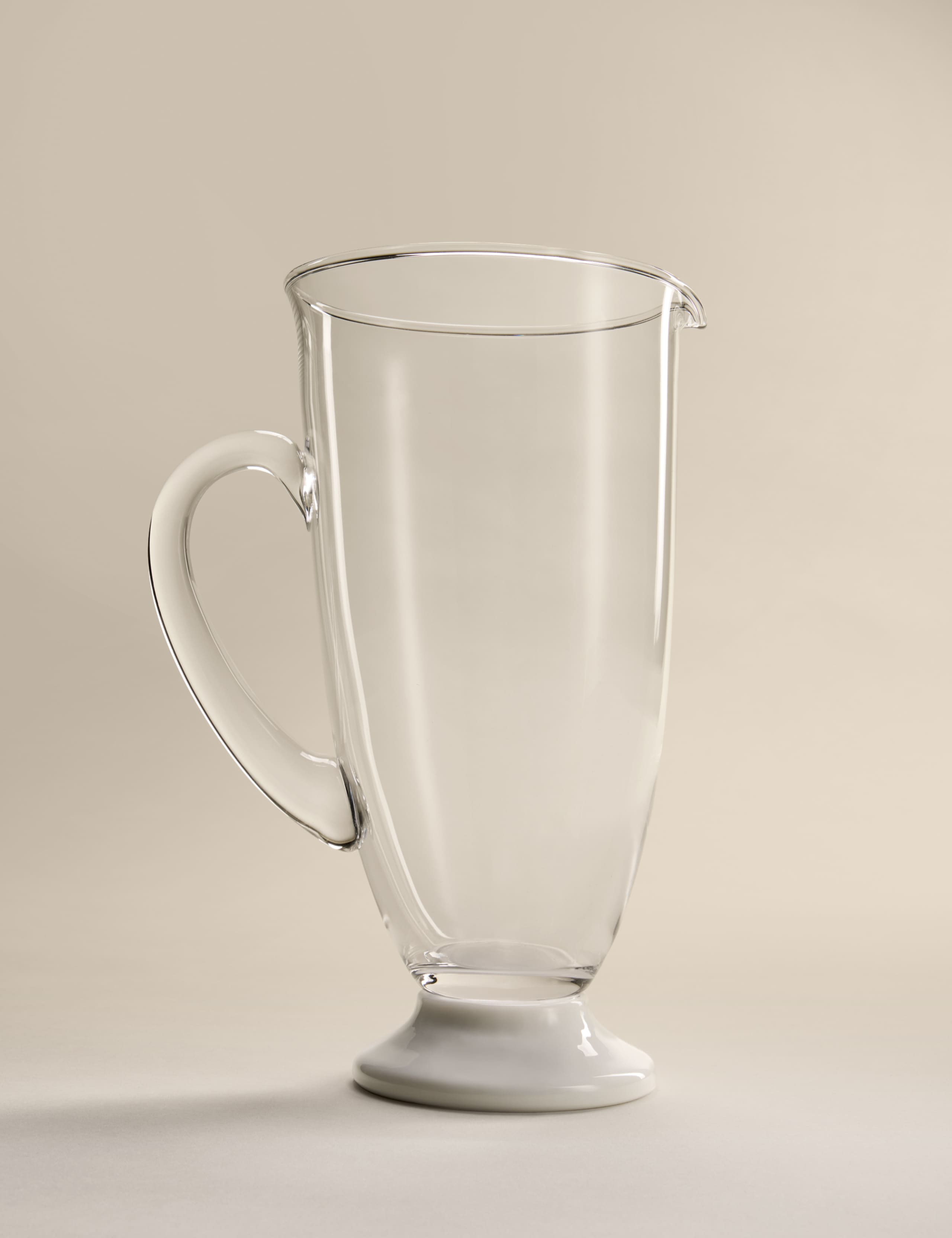 Footed Glass Jug 2 of 5