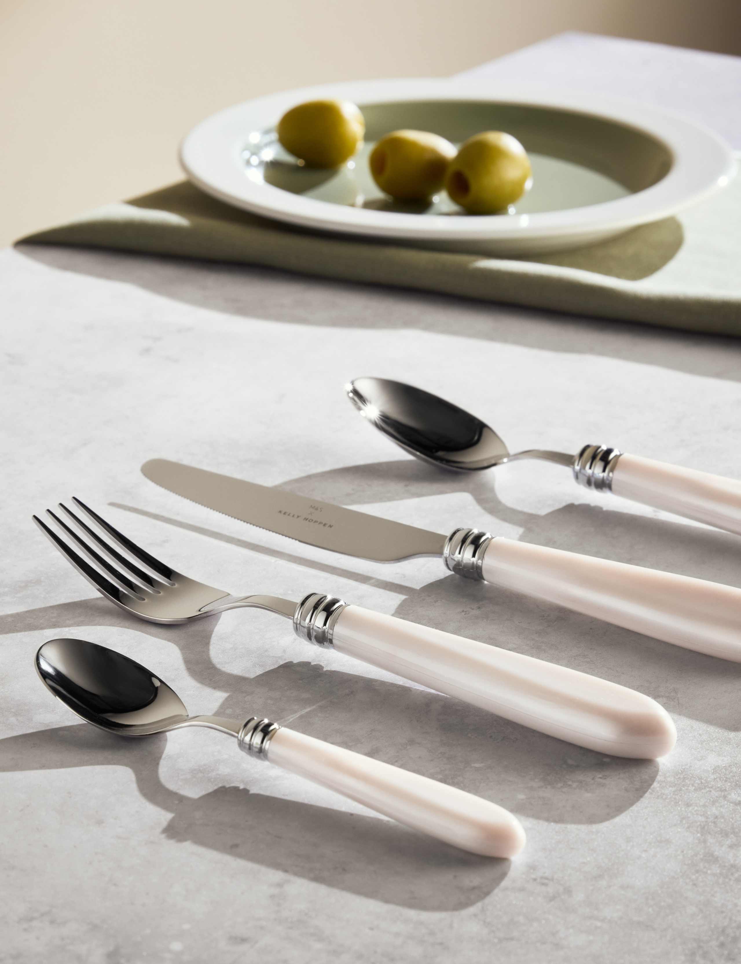 16 Piece Contrast Handle Cutlery Set 1 of 3