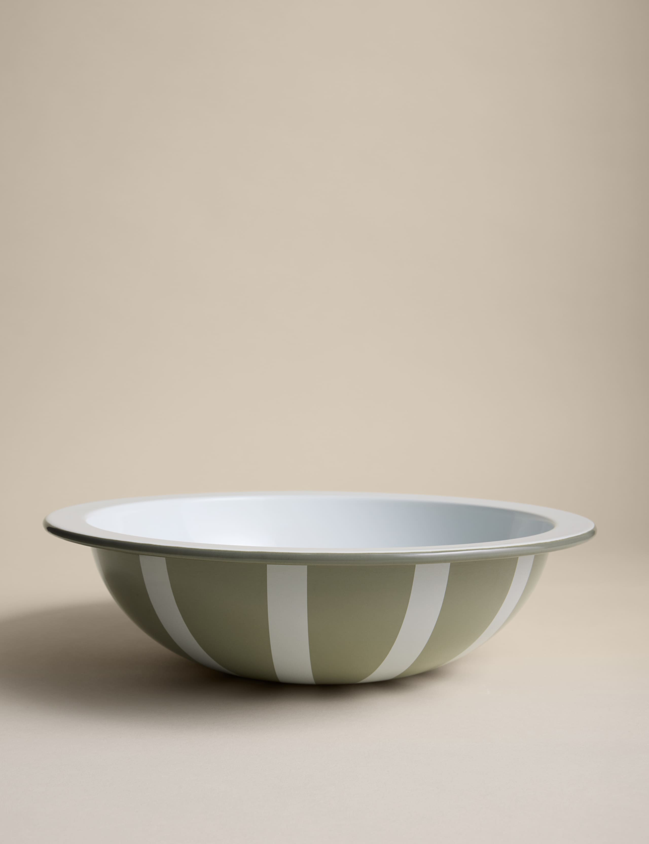 Enamel Striped Serving Bowl 2 of 6