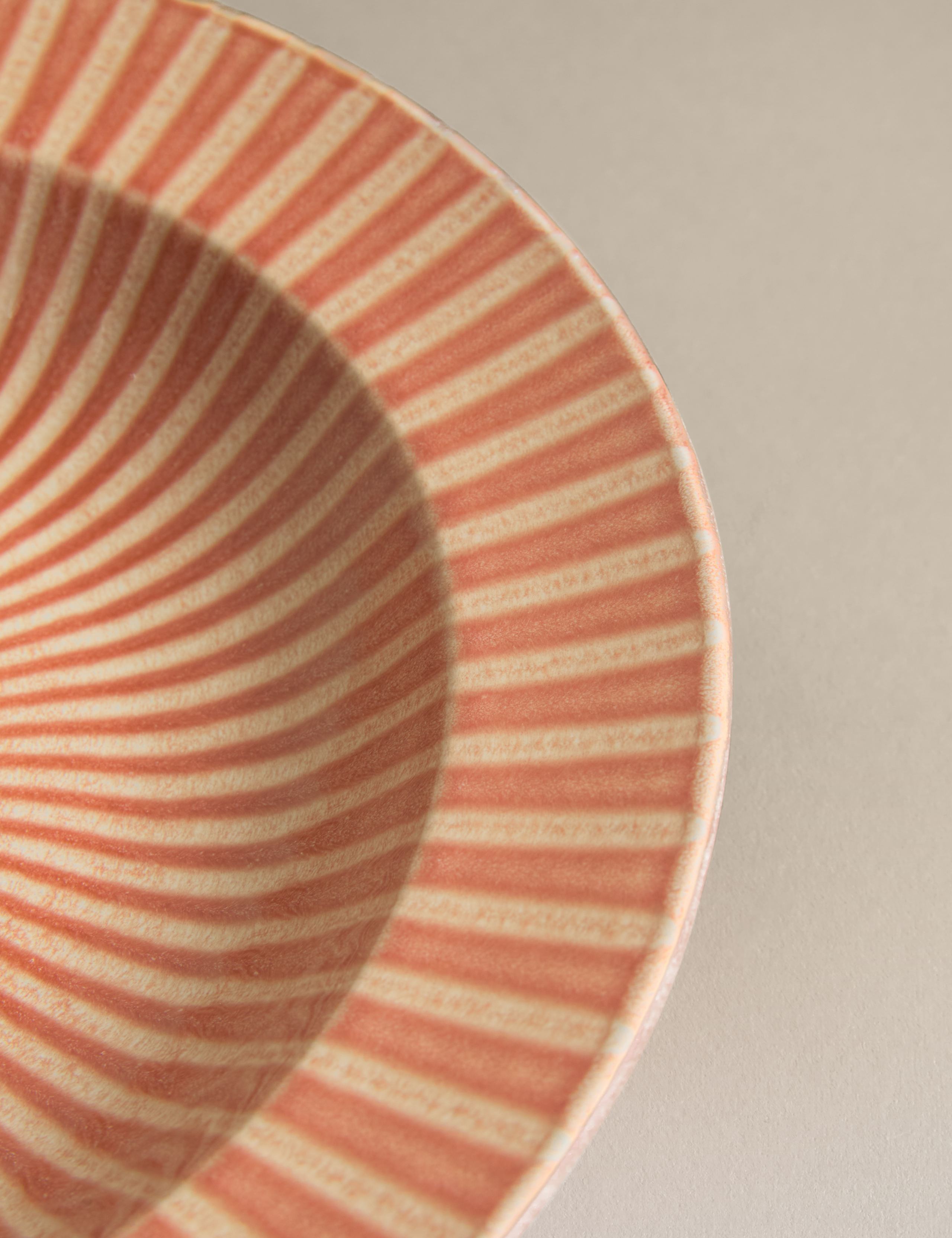 Reactive Striped Serving Bowl 6 of 6