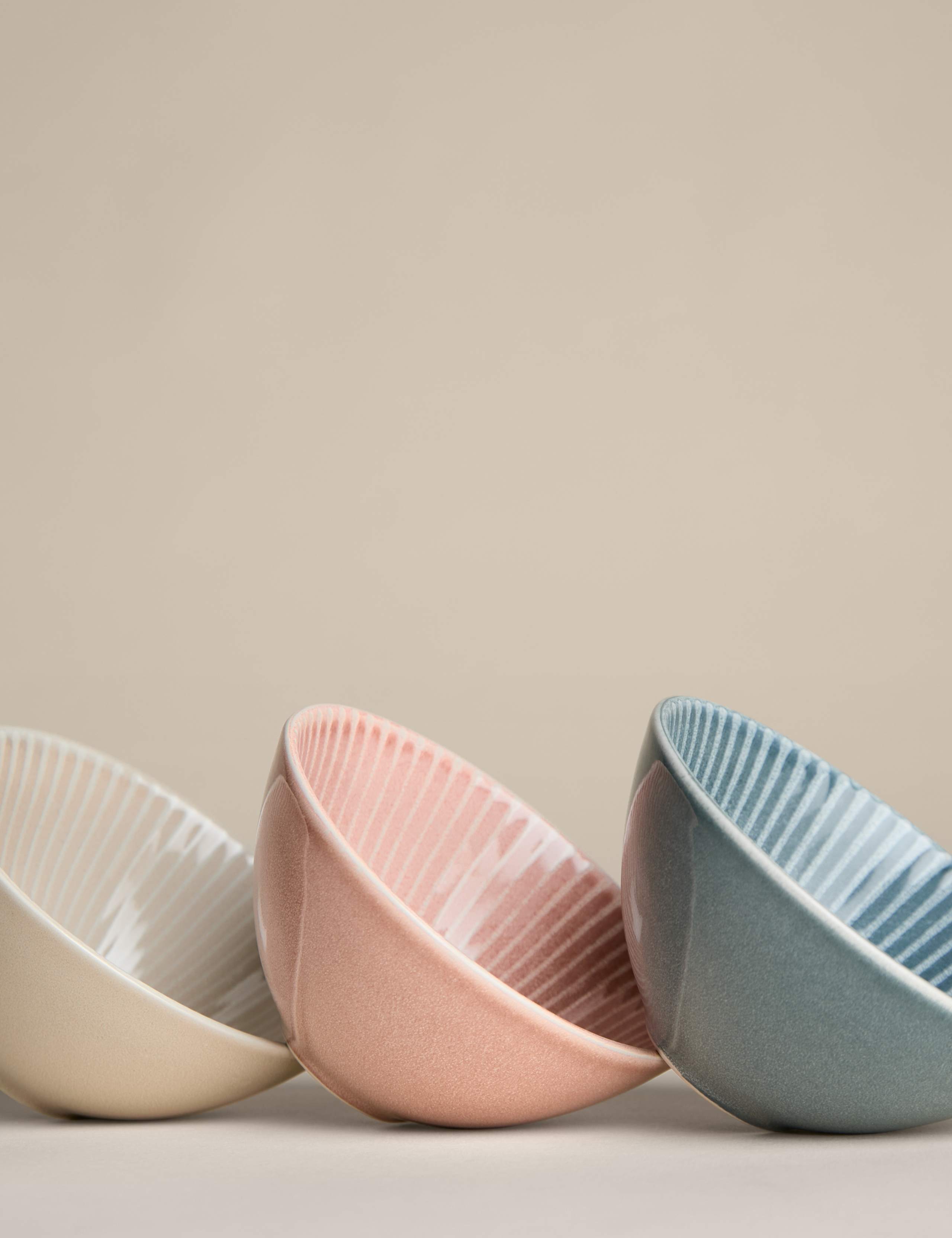 Set of 3 Reactive Striped Nibble Bowls 5 of 6