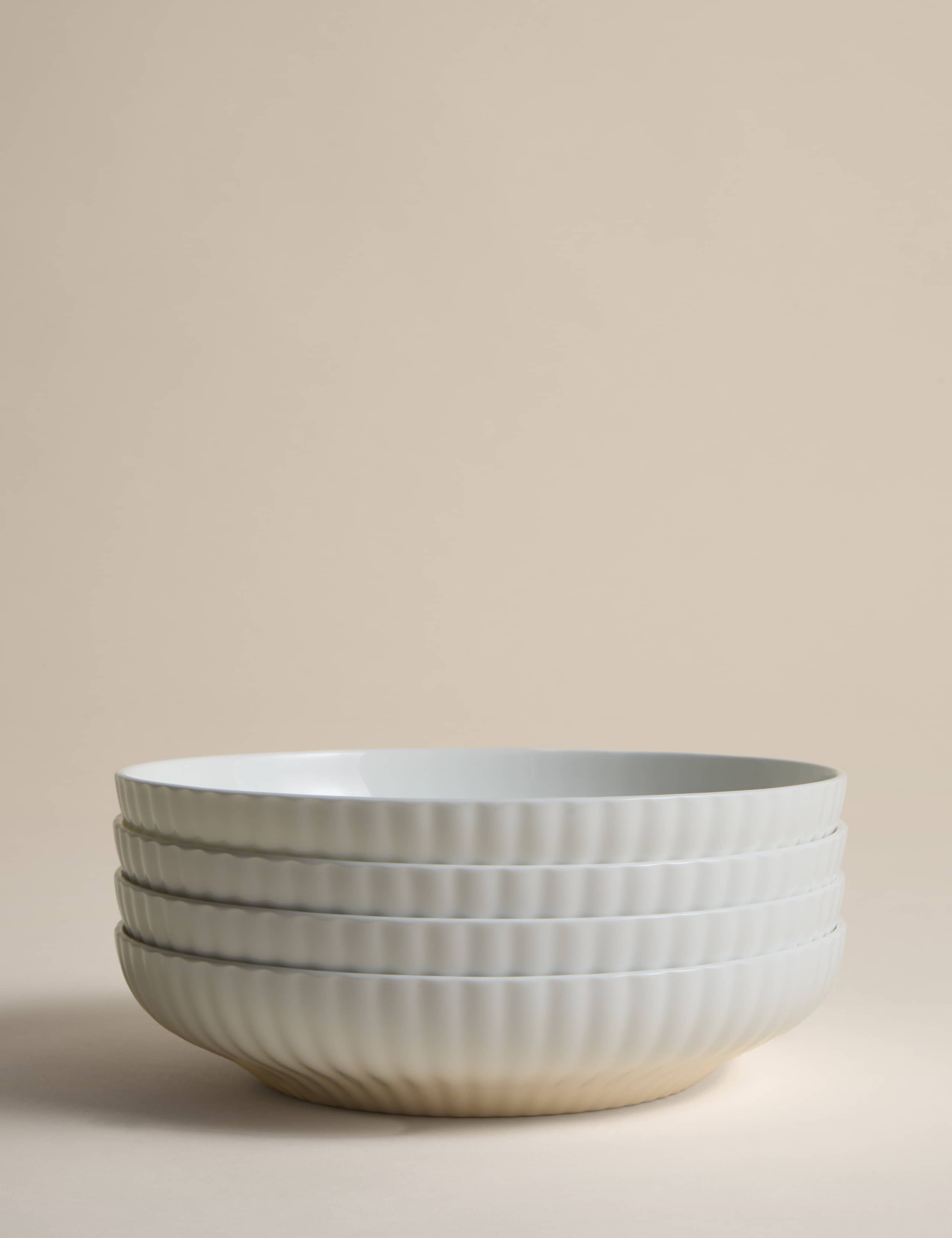 Set of 4 Hampton Fluted Pasta Bowls 2 of 4