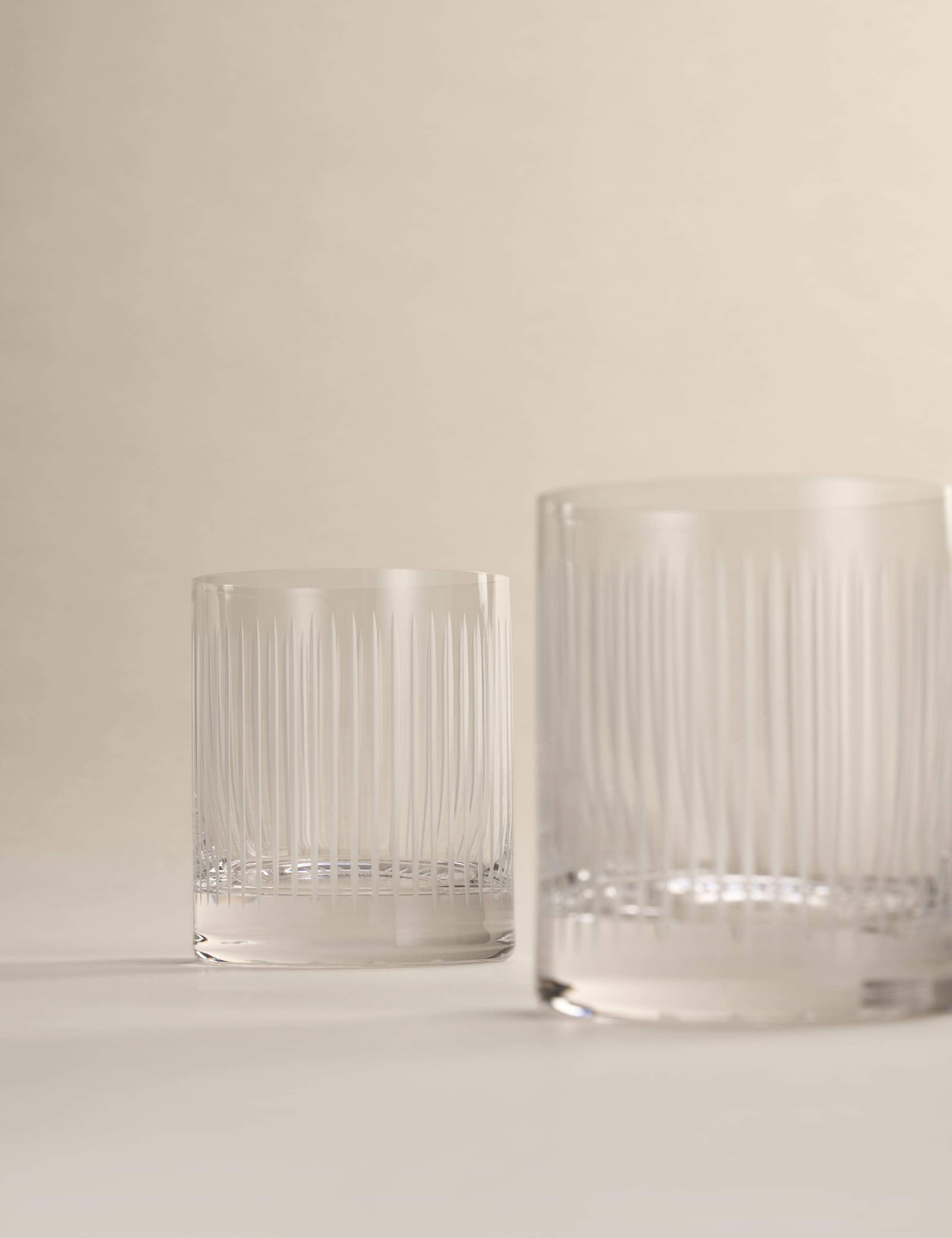 Set of 4 Marais Crystal Tumblers 2 of 5