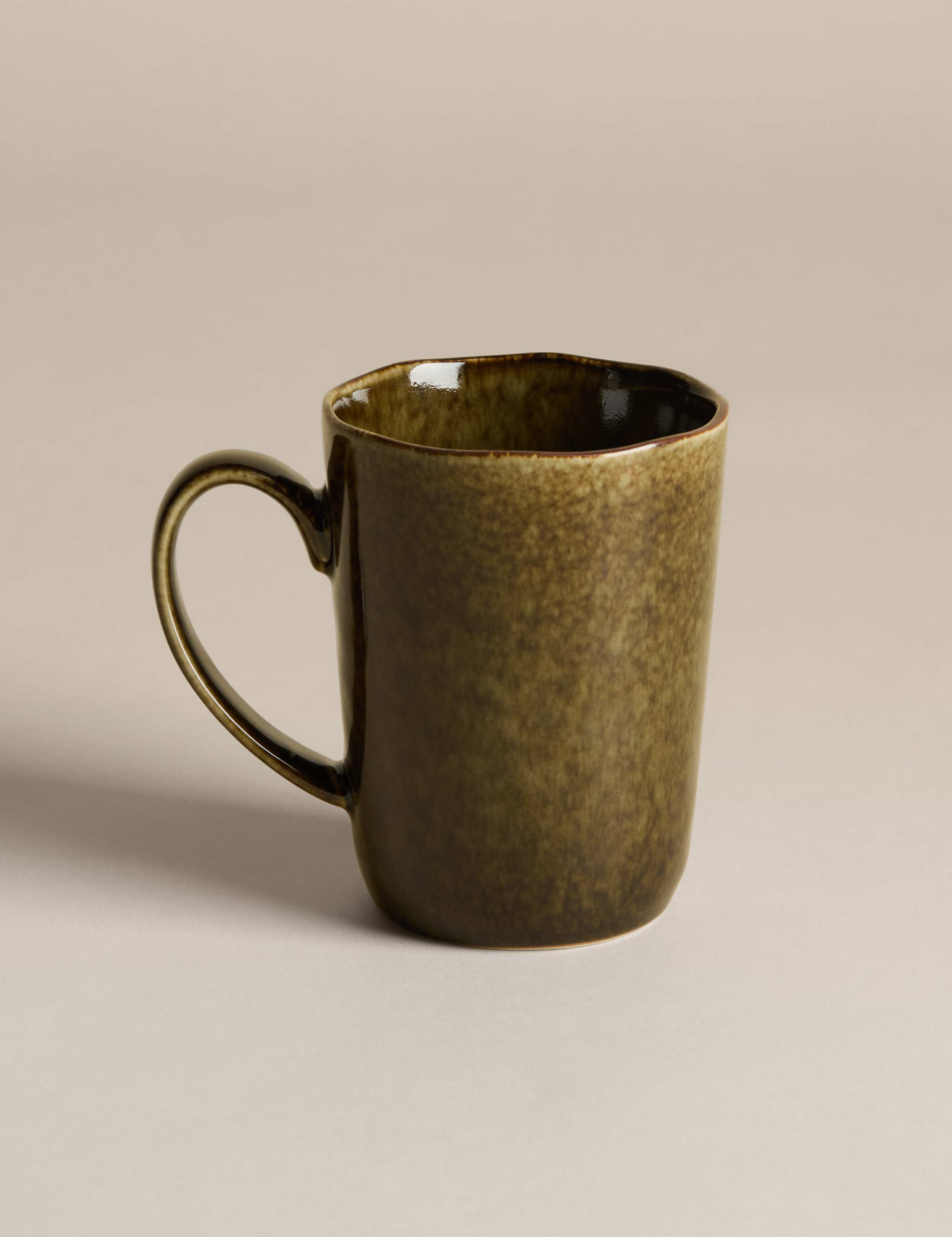Straight Side Reactive Glaze Mug 1 of 4