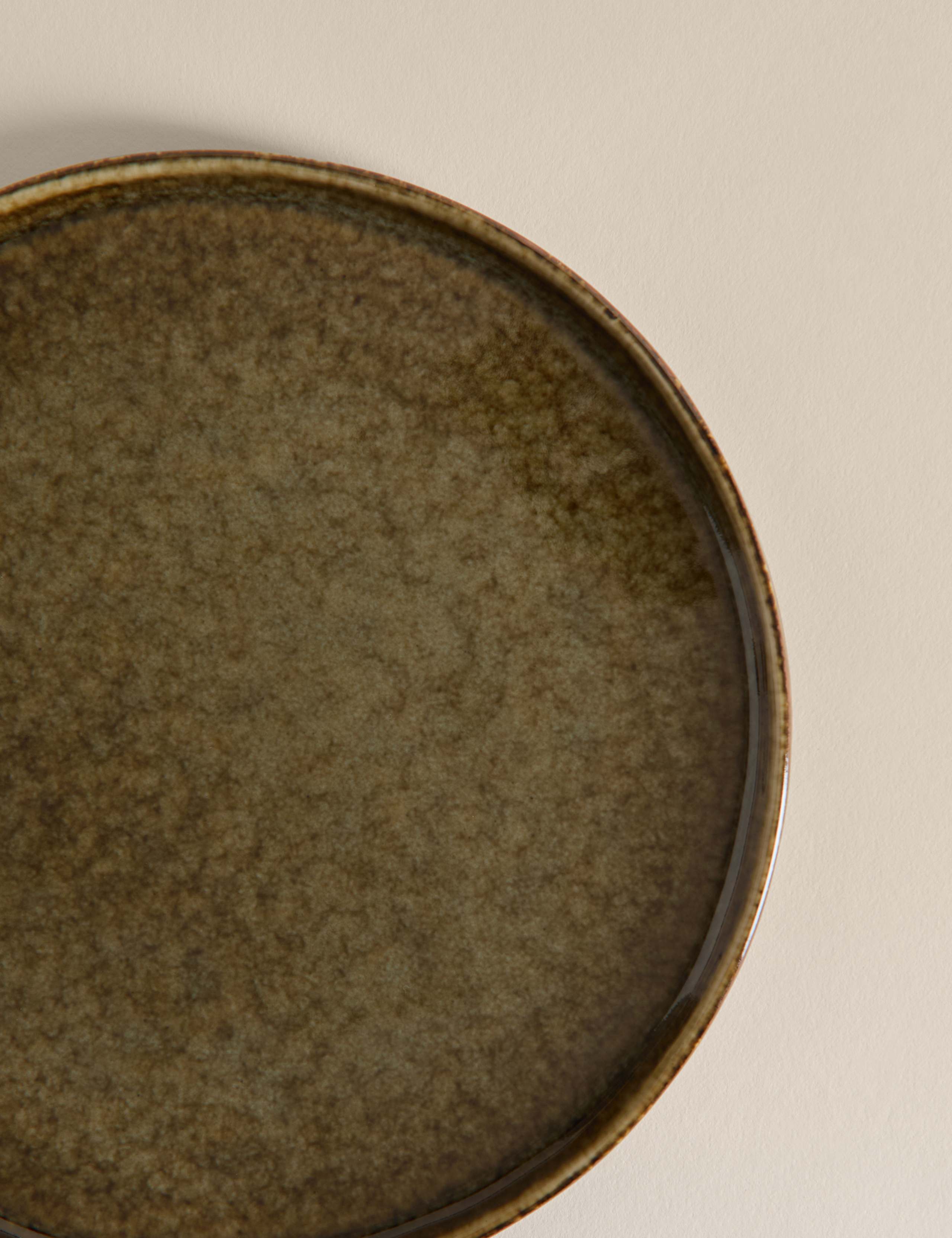 Straight Side Reactive Glaze Side Plate 2 of 4