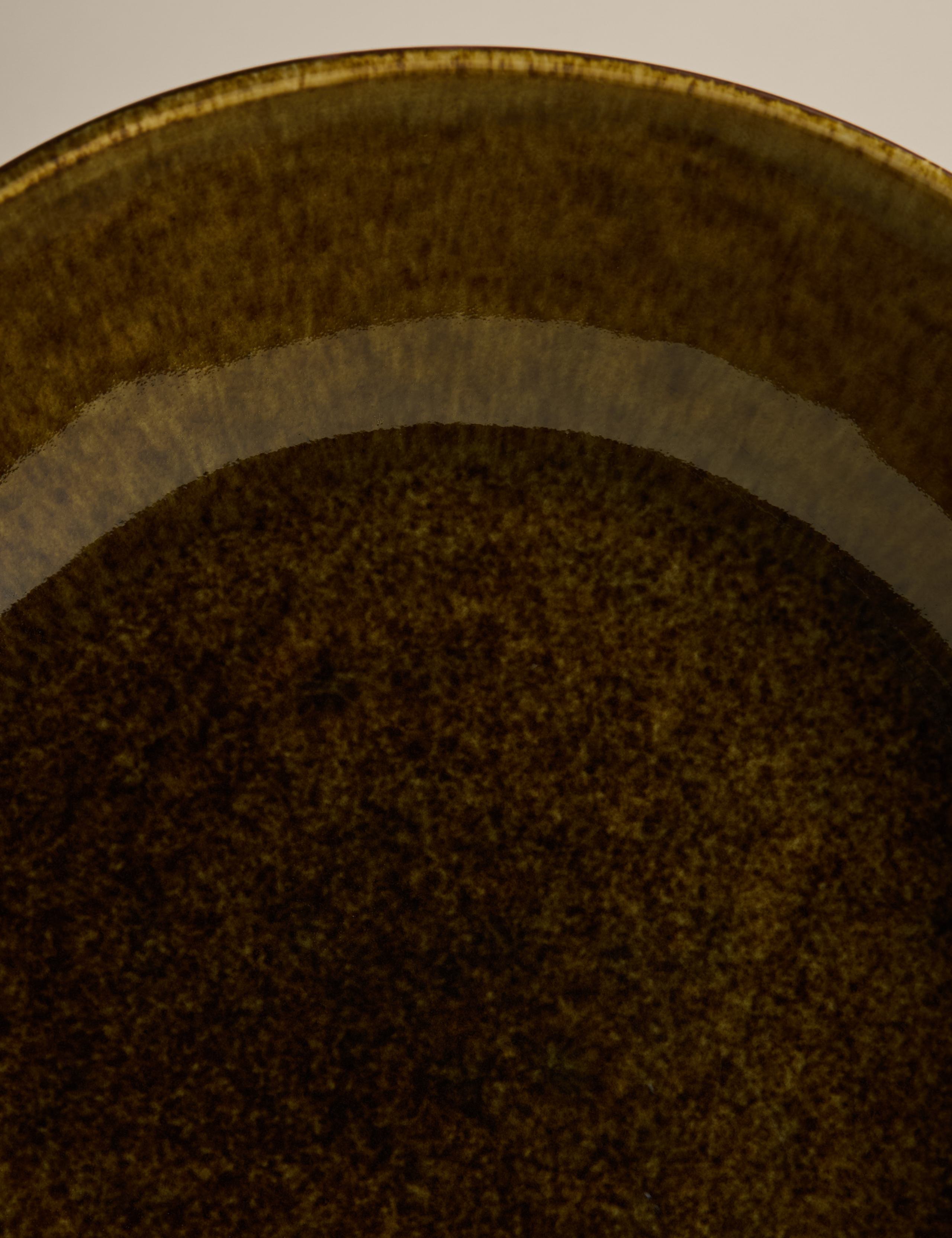 Straight Side Reactive Glaze Pasta Bowl 5 of 5