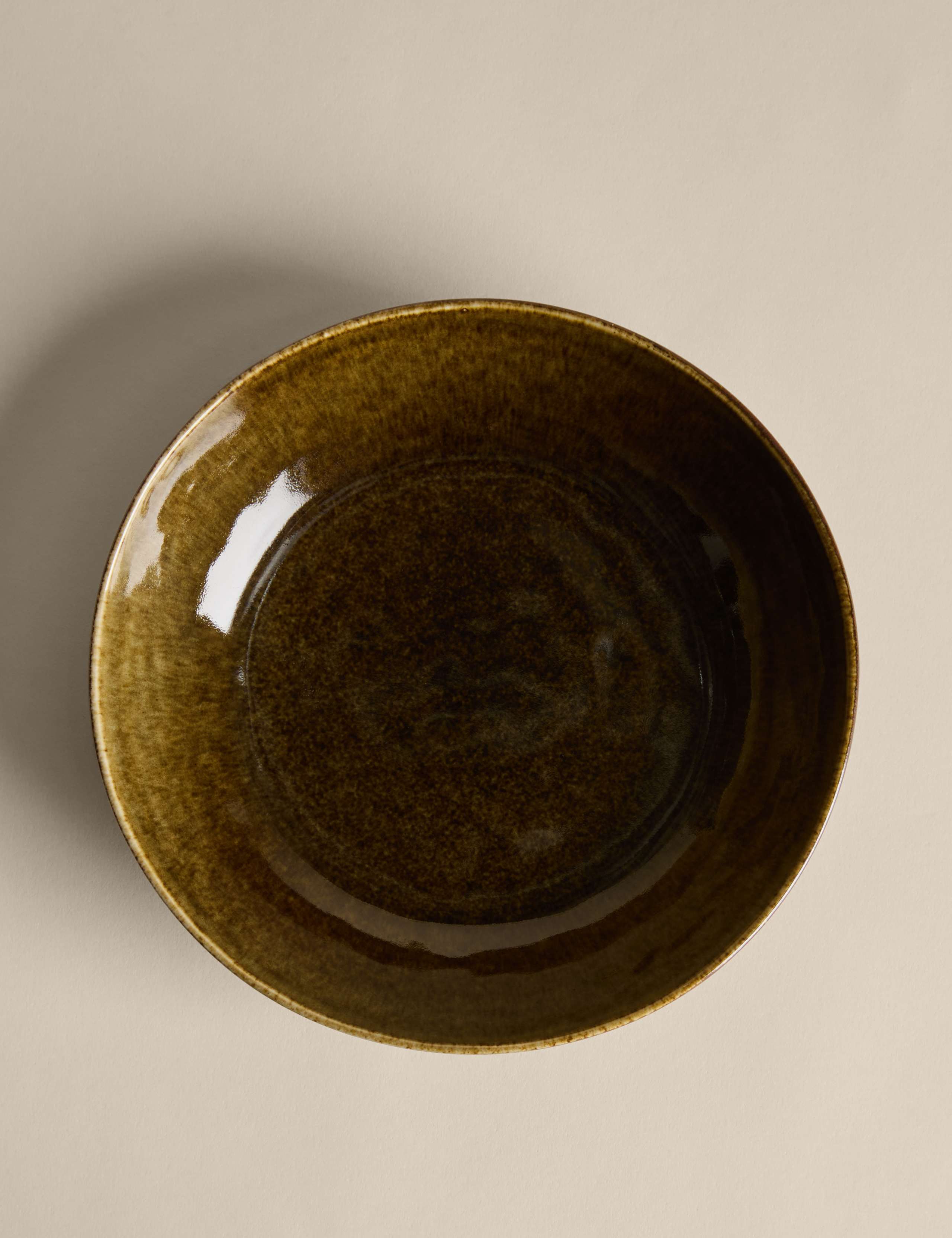 Straight Side Reactive Glaze Pasta Bowl 1 of 5