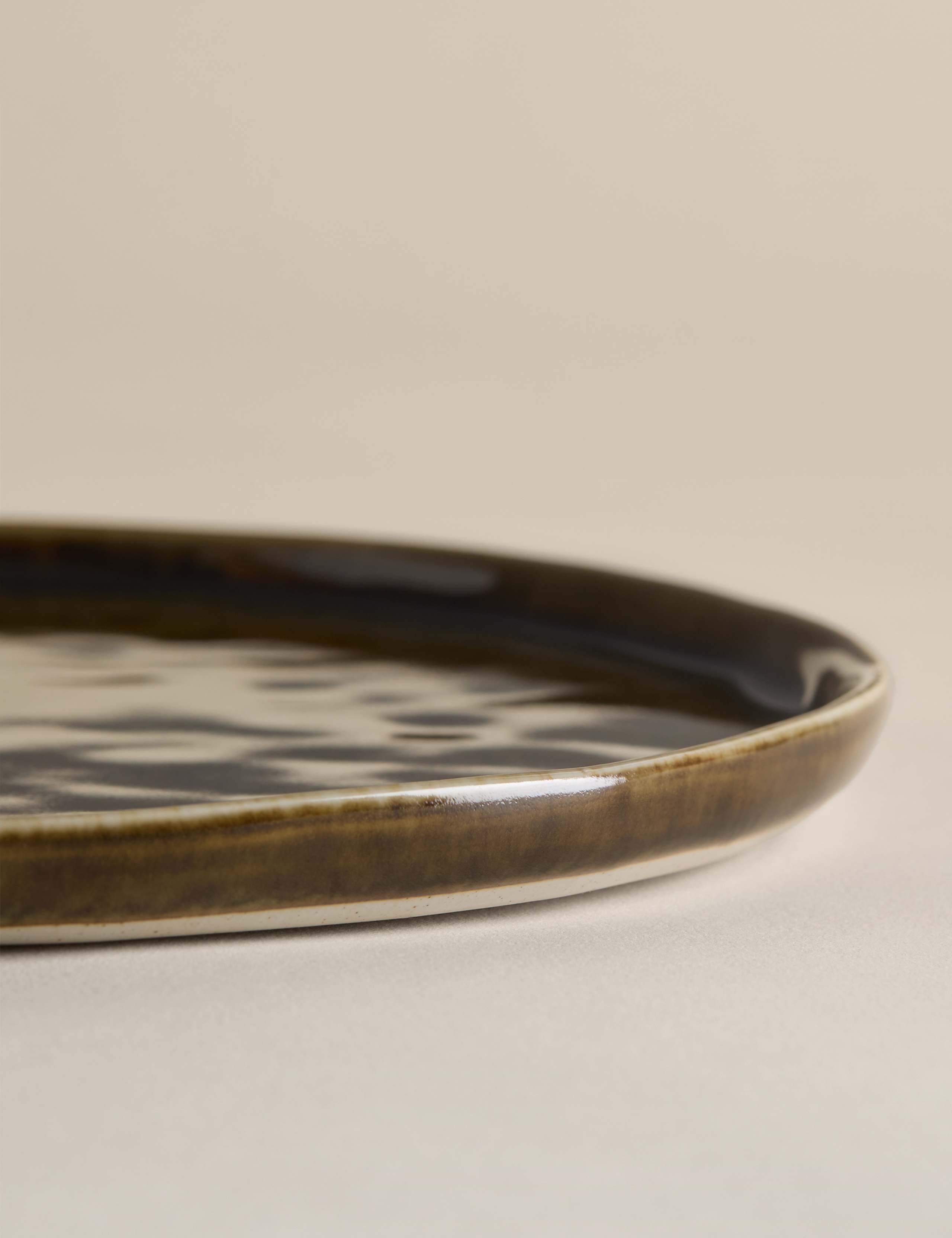 Reactive Glaze Dinner Plate 2 of 4