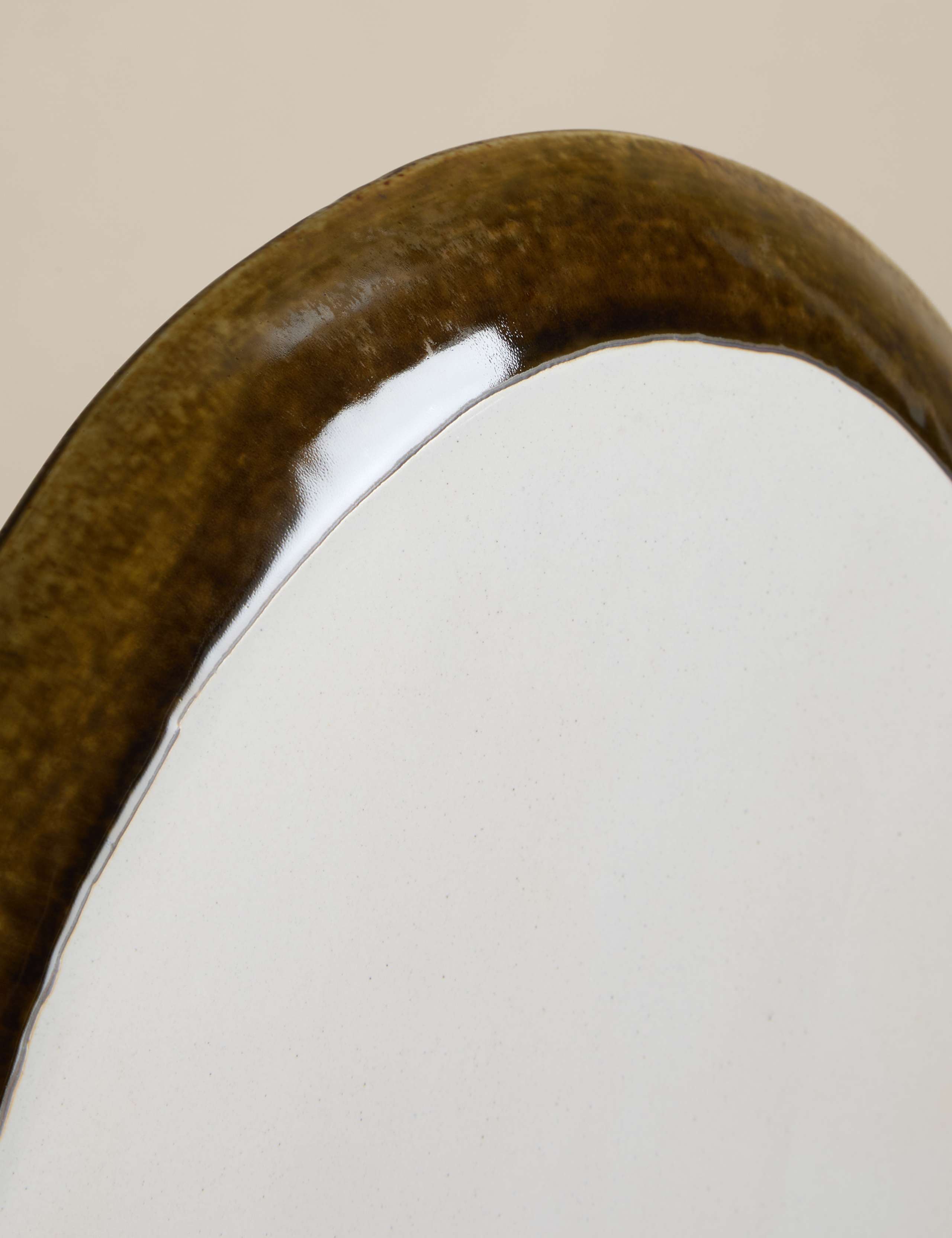 Reactive Glaze Stoneware Serving Platter 3 of 4