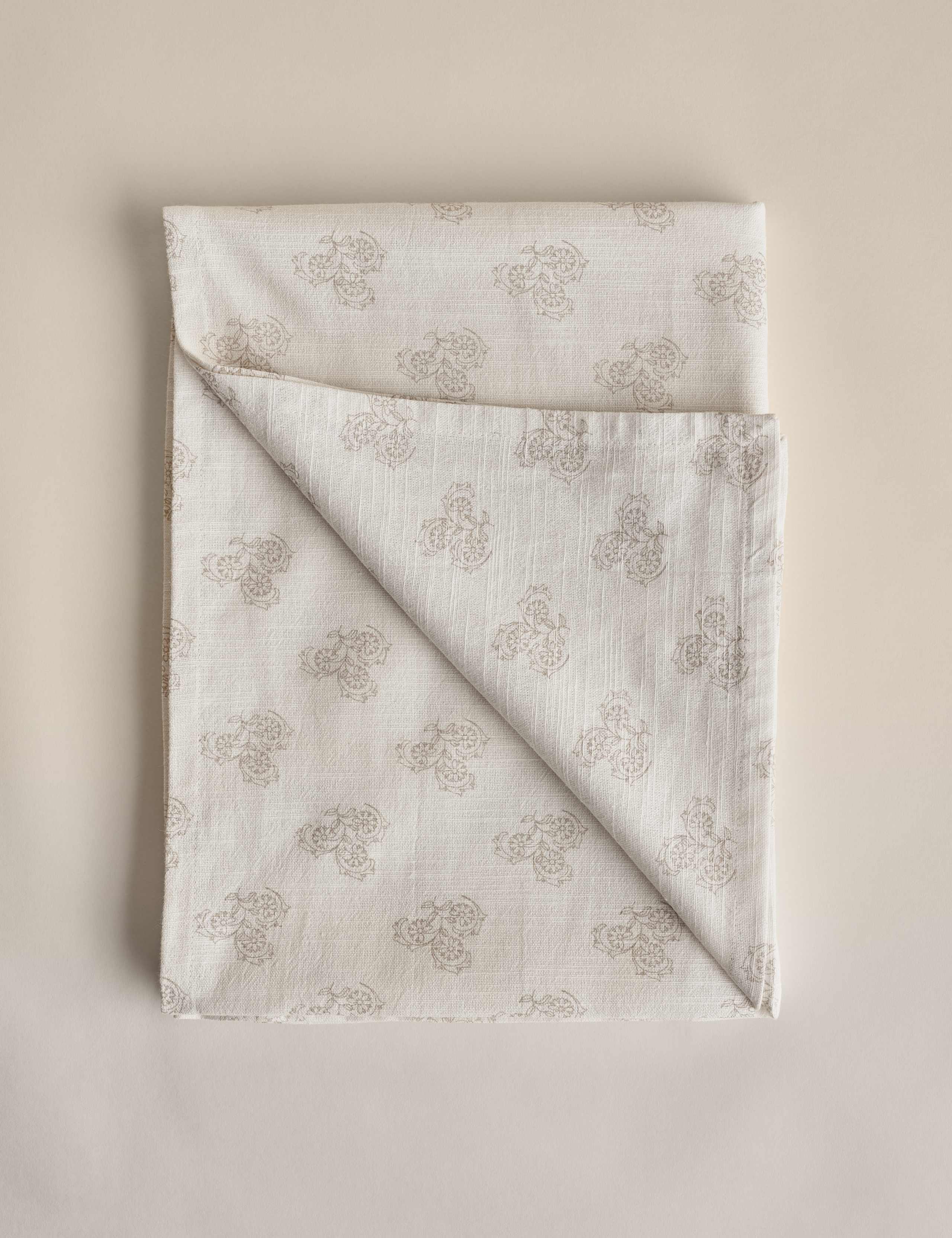 Pure Cotton Block Print Tablecloth 5 of 6