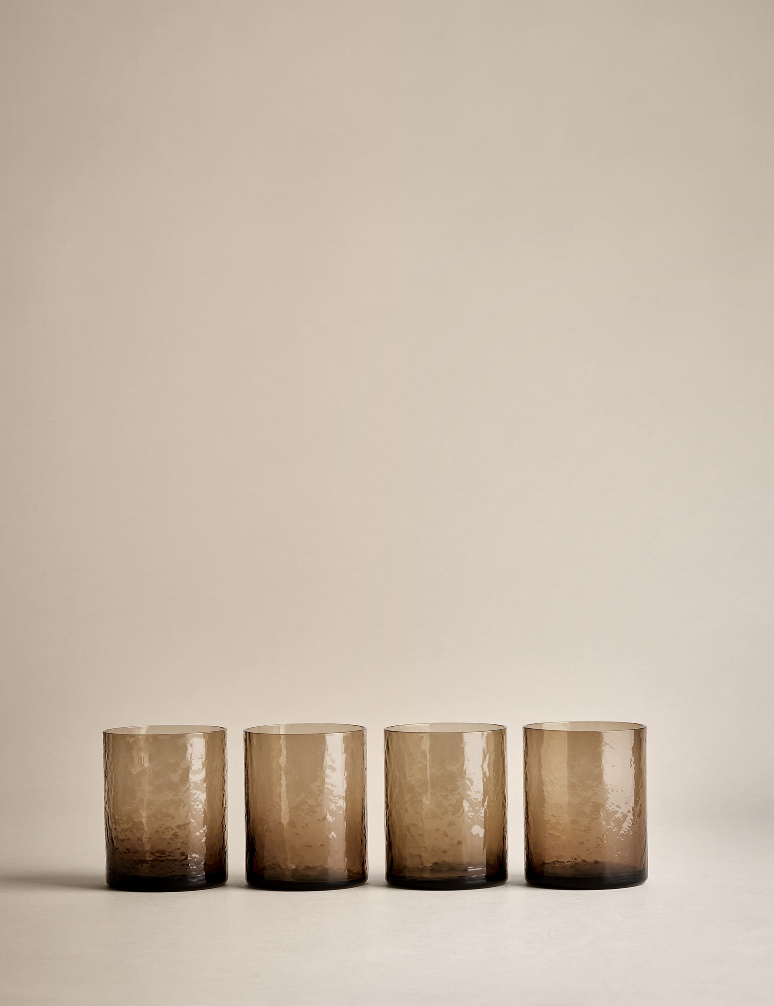 Set of 4 Hammered Tumblers 1 of 5