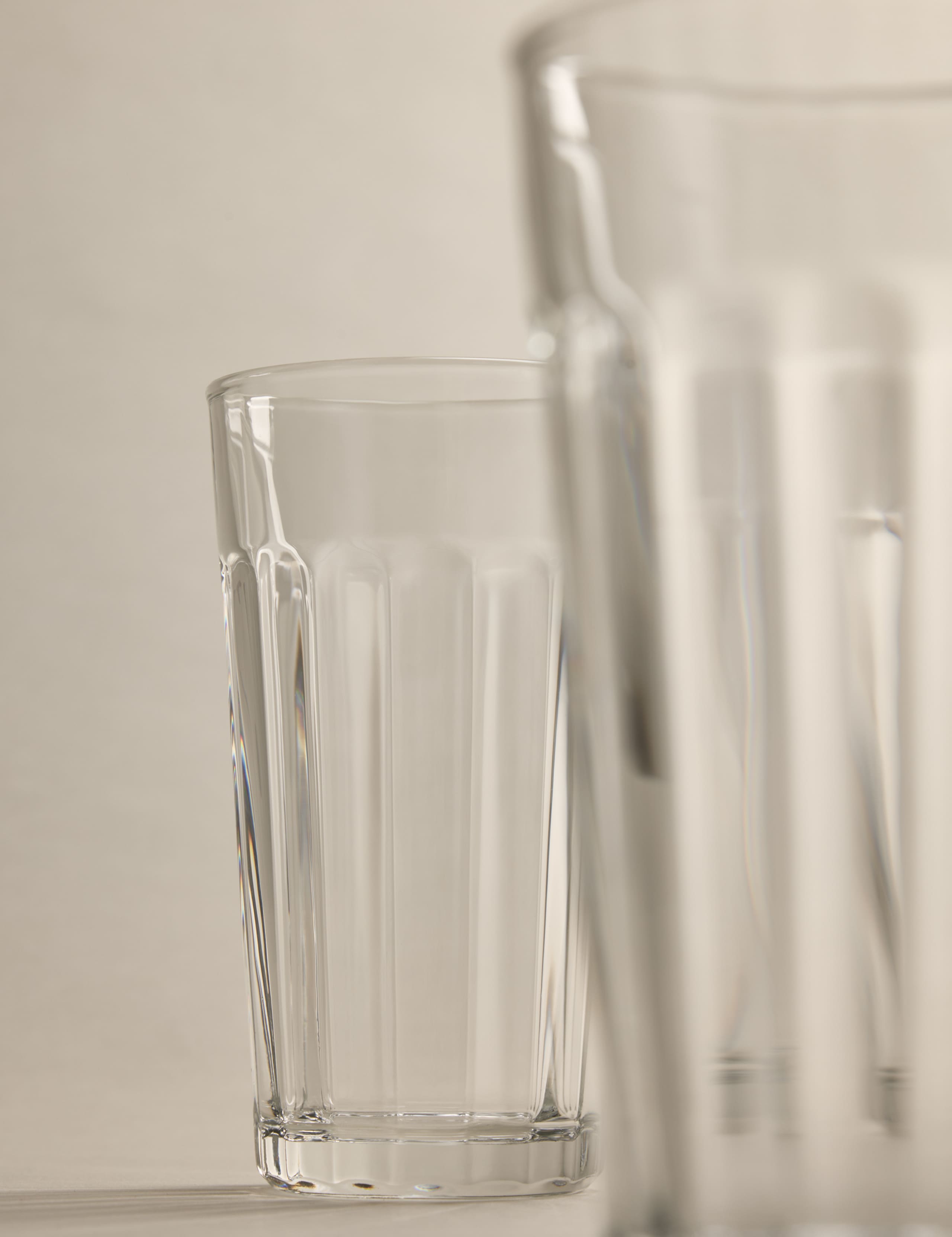 Set of 4 Linear Ribbed Tumblers 2 of 5