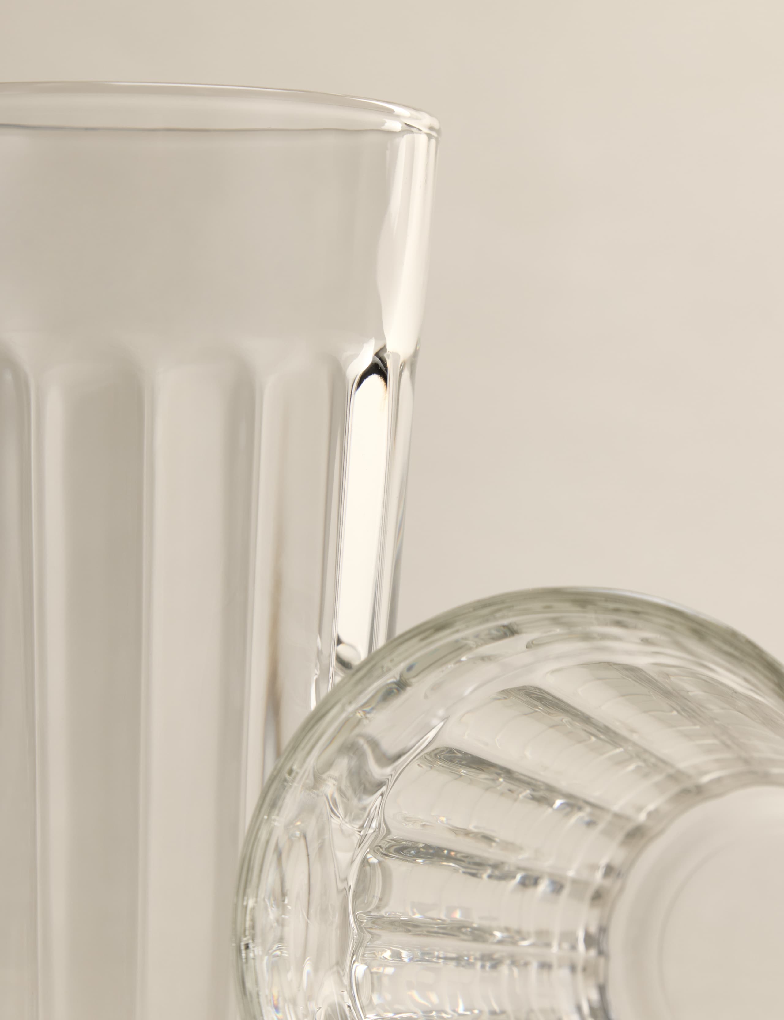 Set of 4 Linear Ribbed Tumblers 5 of 5