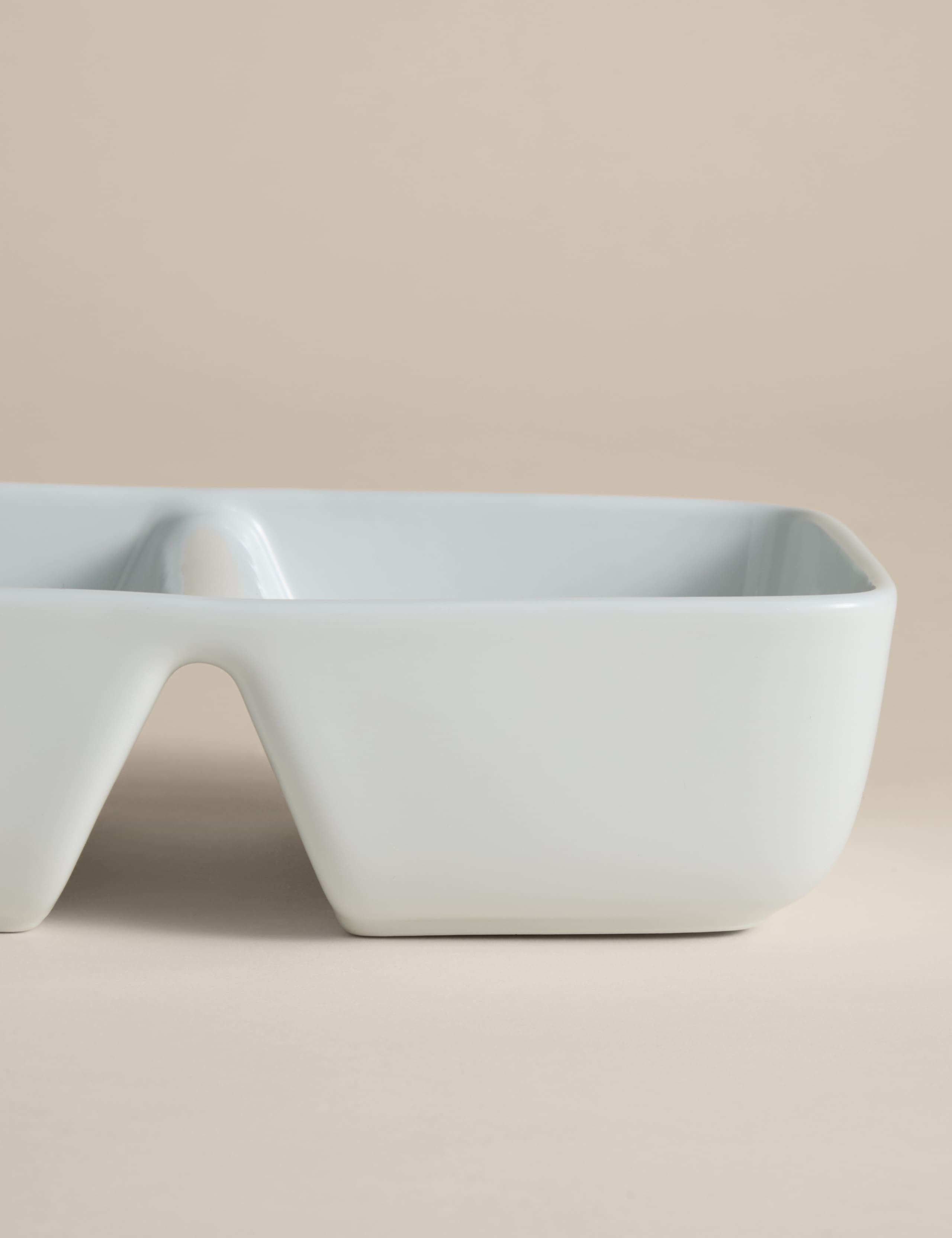 Maxim Ceramic Three Part Divided Dish 3 of 4