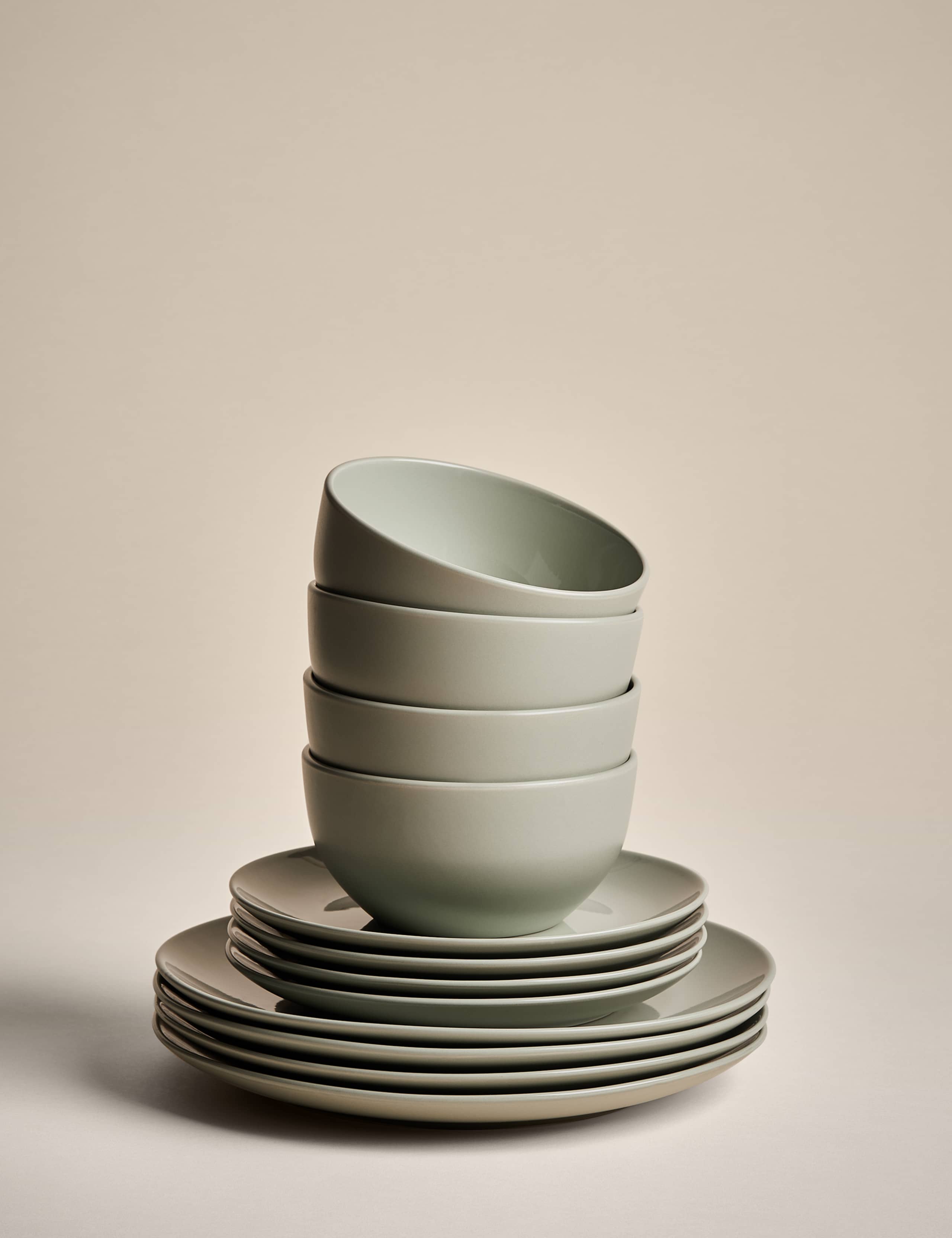 12 Piece Everyday Stoneware Dinner Set 2 of 7