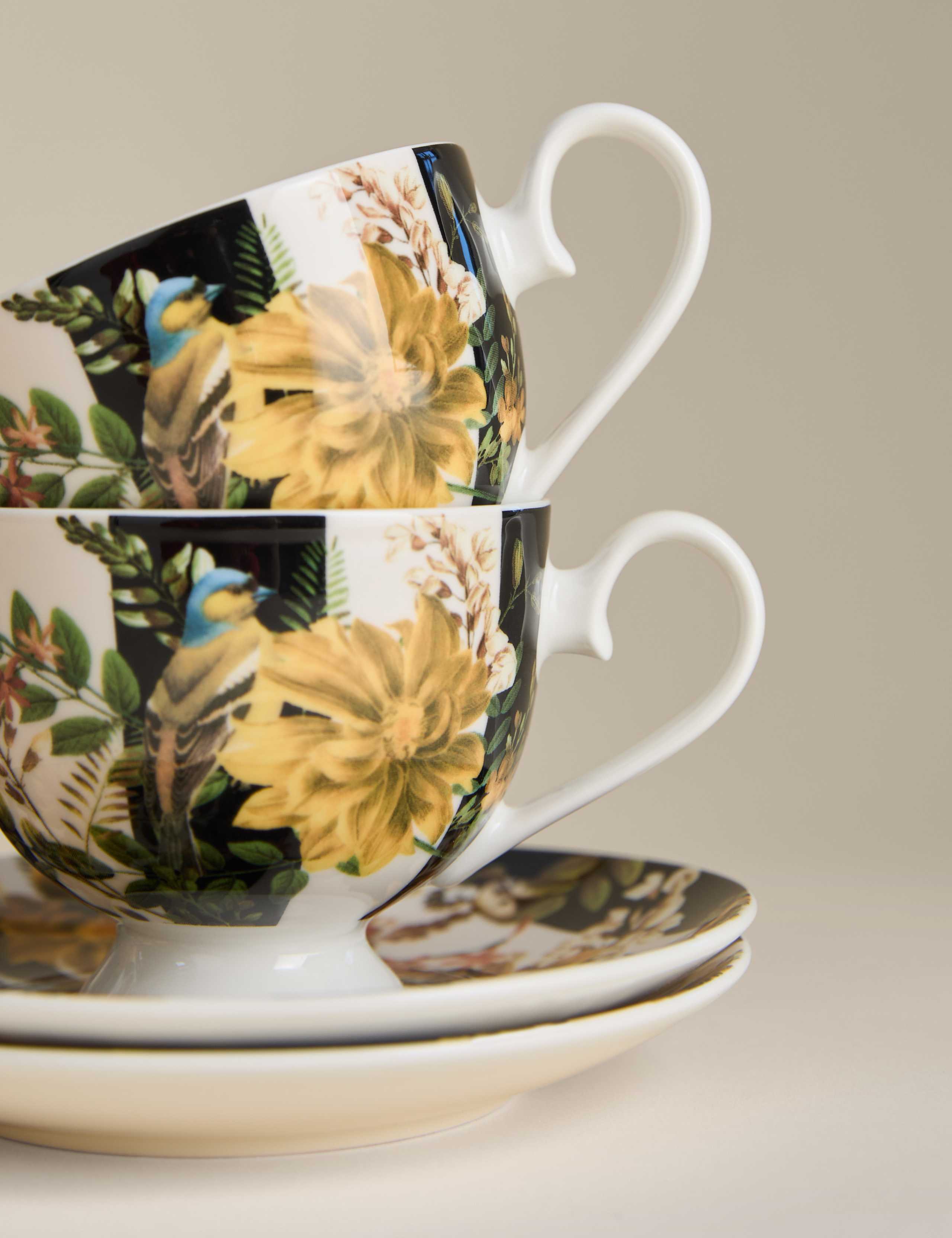 Striped Floral Teapot Gift Set 3 of 5