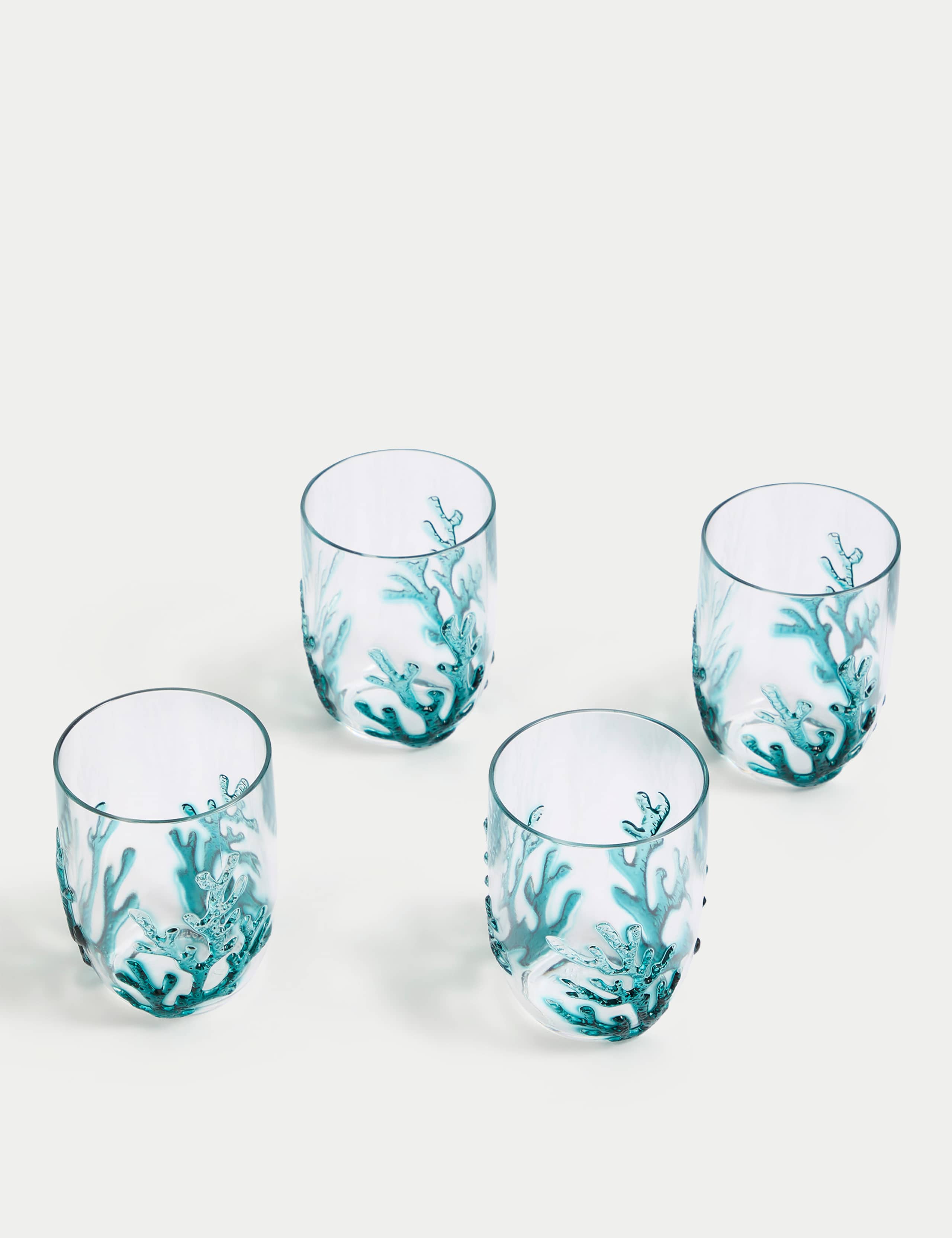 Set of 4 Summer Resort Picnic Tumblers 3 of 5