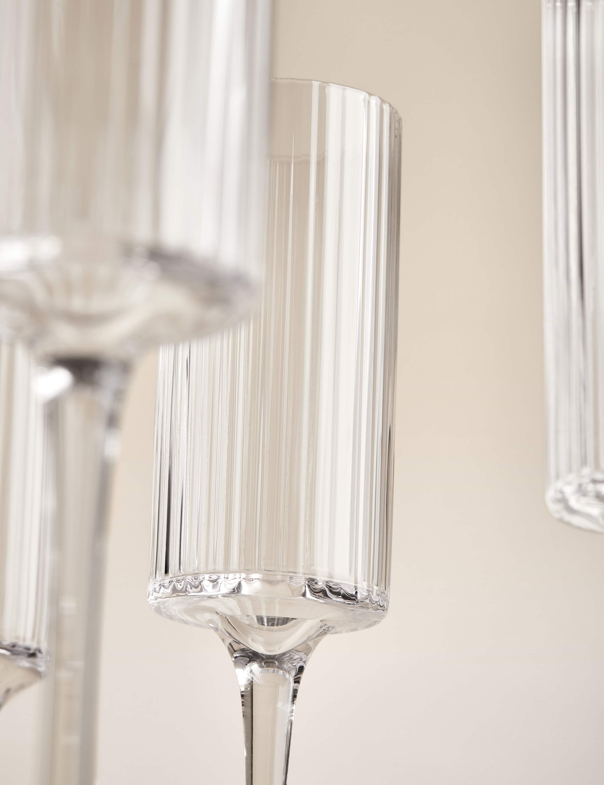 Set of 4 Handmade Celine Champagne Flutes 4 of 4