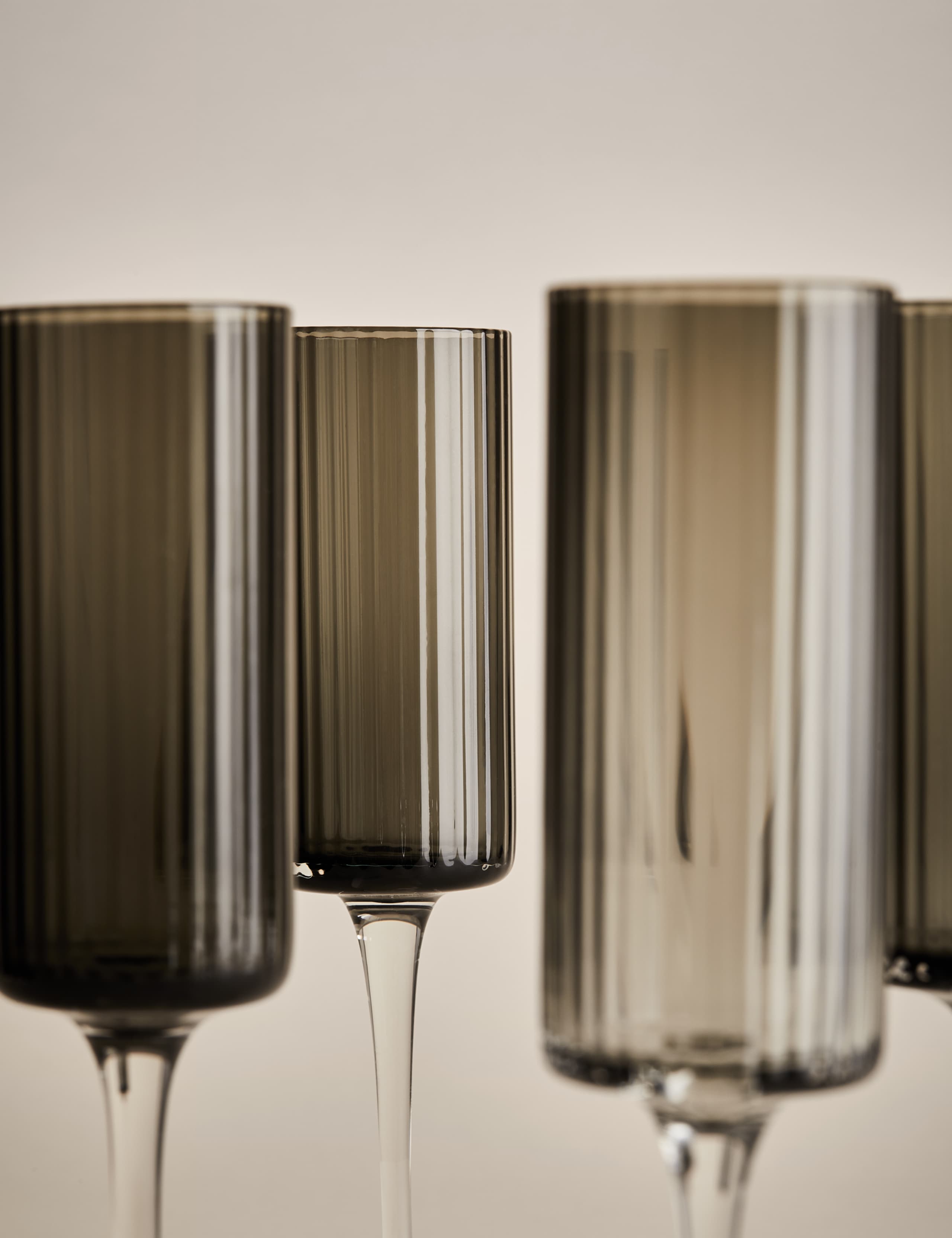 Set of 4 Handmade Celine Champagne Flutes 4 of 6