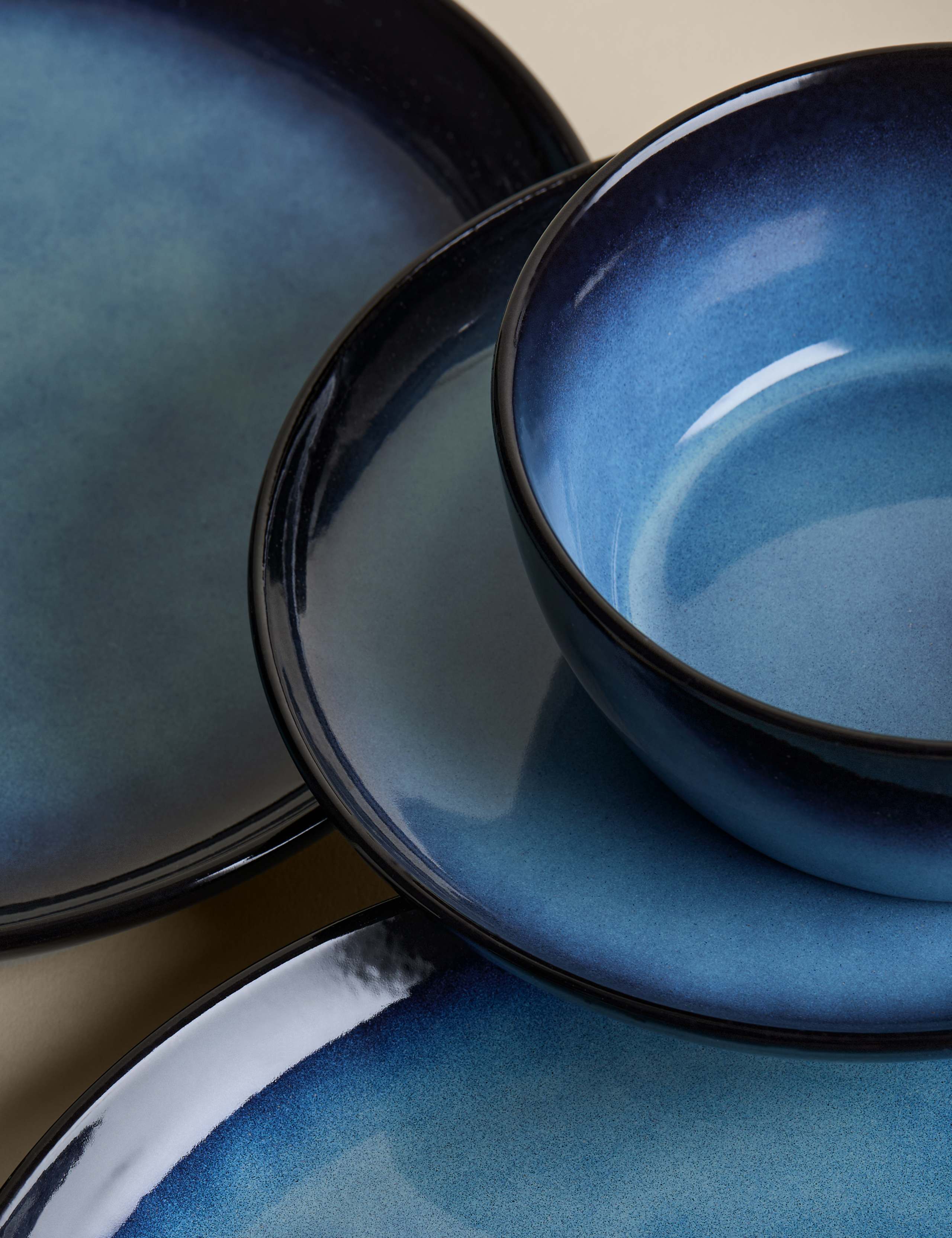 12 Piece Amberley Reactive Dinner Set 6 of 7