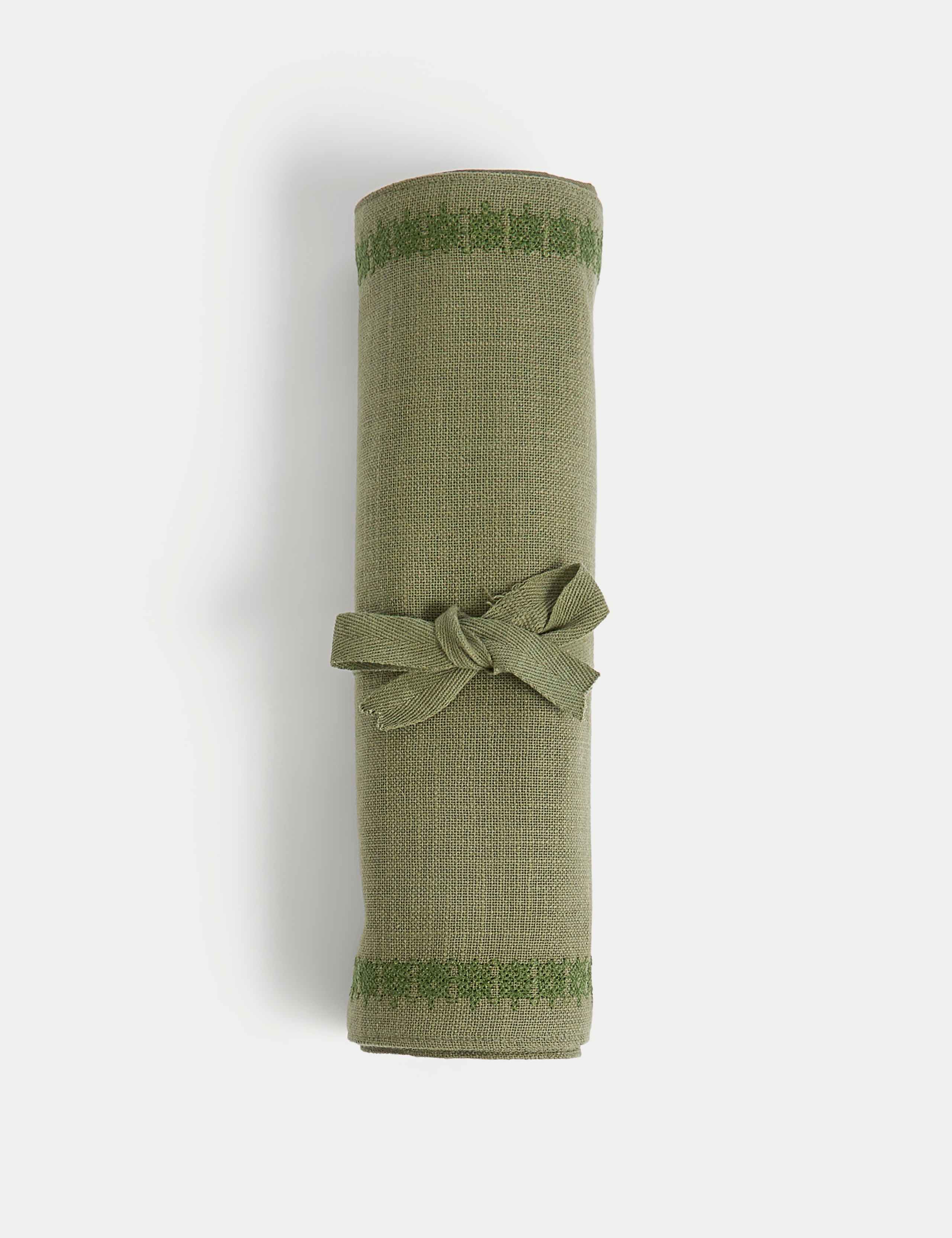 Pure Cotton Embroidered Table Runner 2 of 3