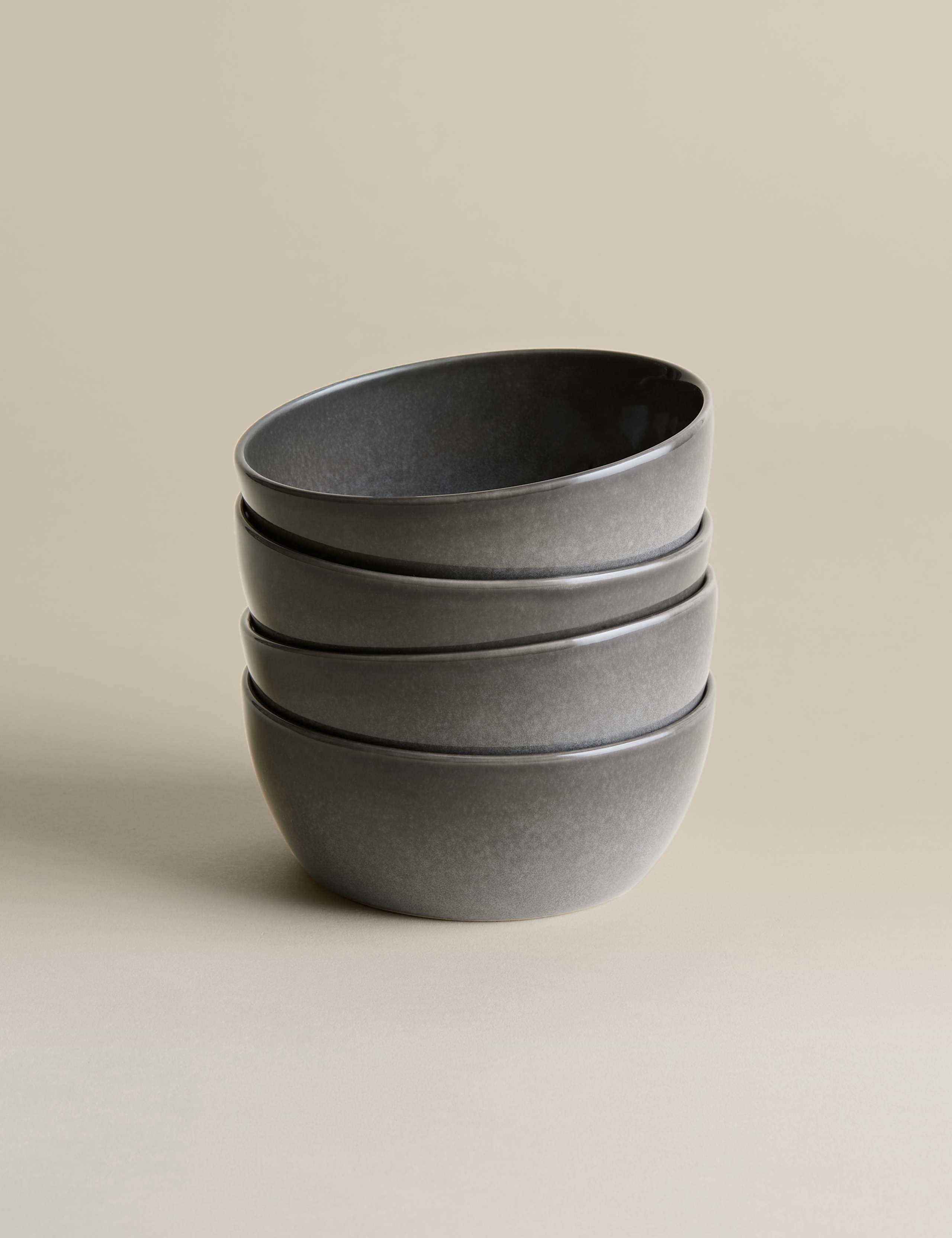 Set of 4 Amberley Reactive Cereal Bowls 1 of 4