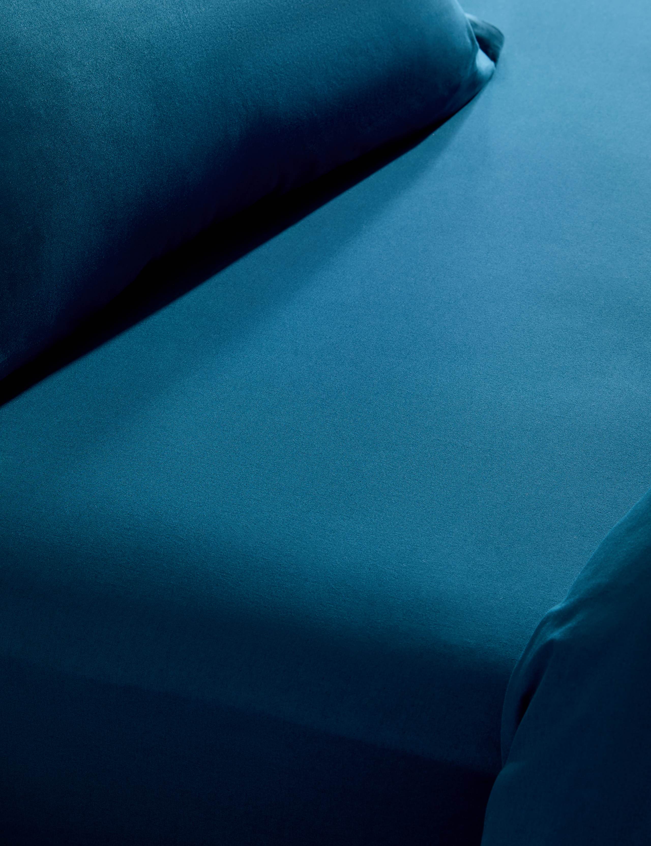 Washed Cotton Deep Fitted Sheet 1 of 3