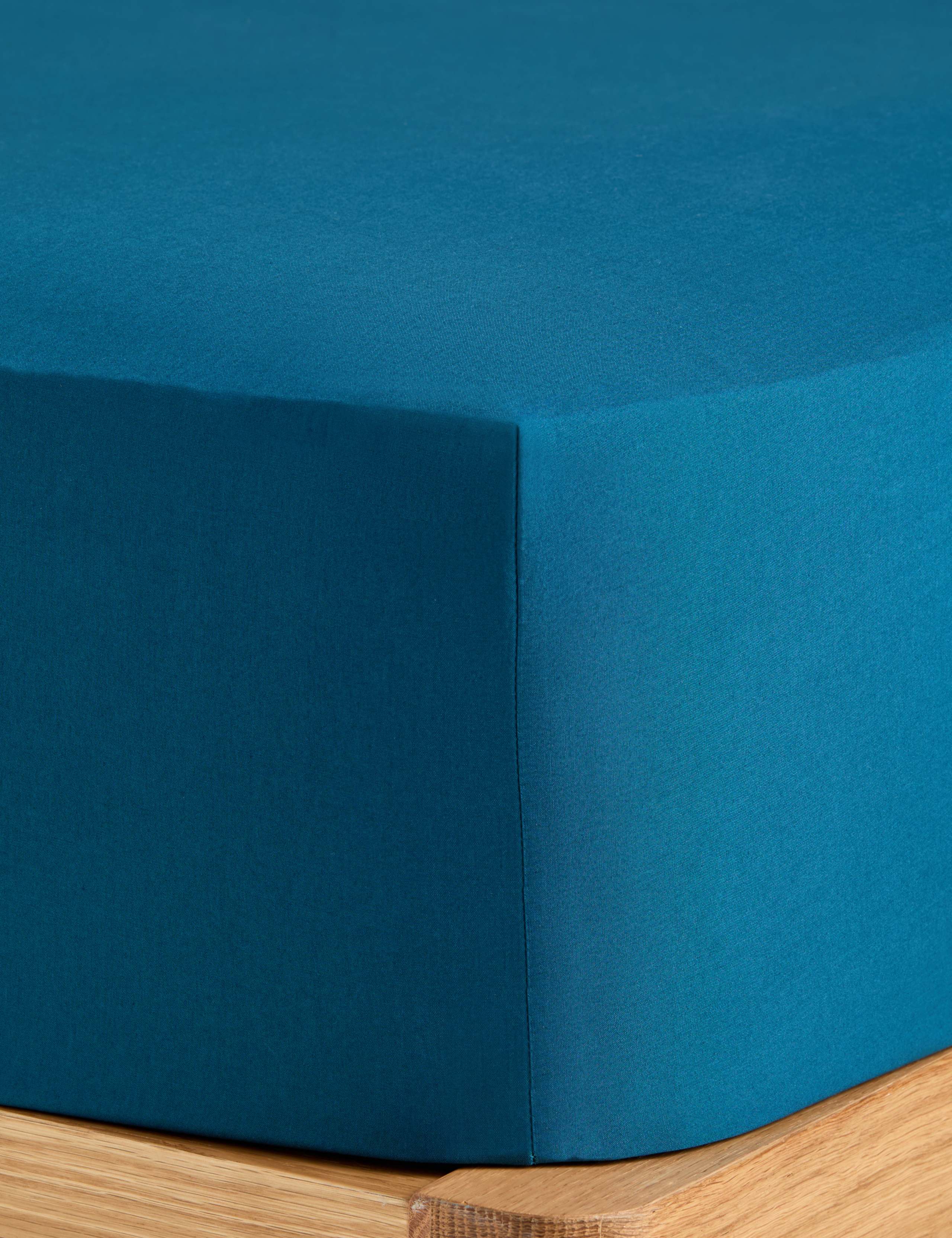 Washed Cotton Deep Fitted Sheet 2 of 3