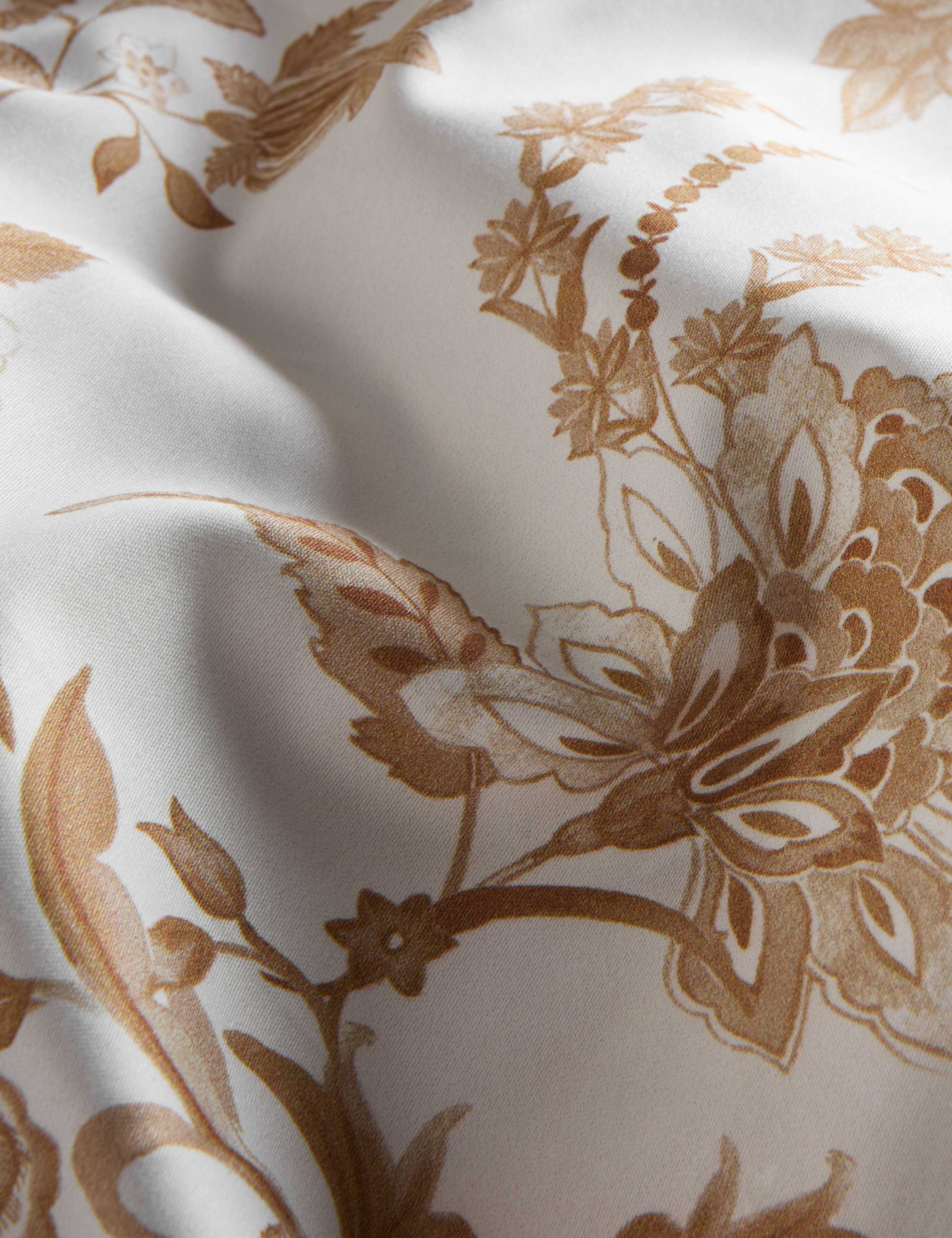 Sateen Jacobean Floral Bedding Set 4 of 5