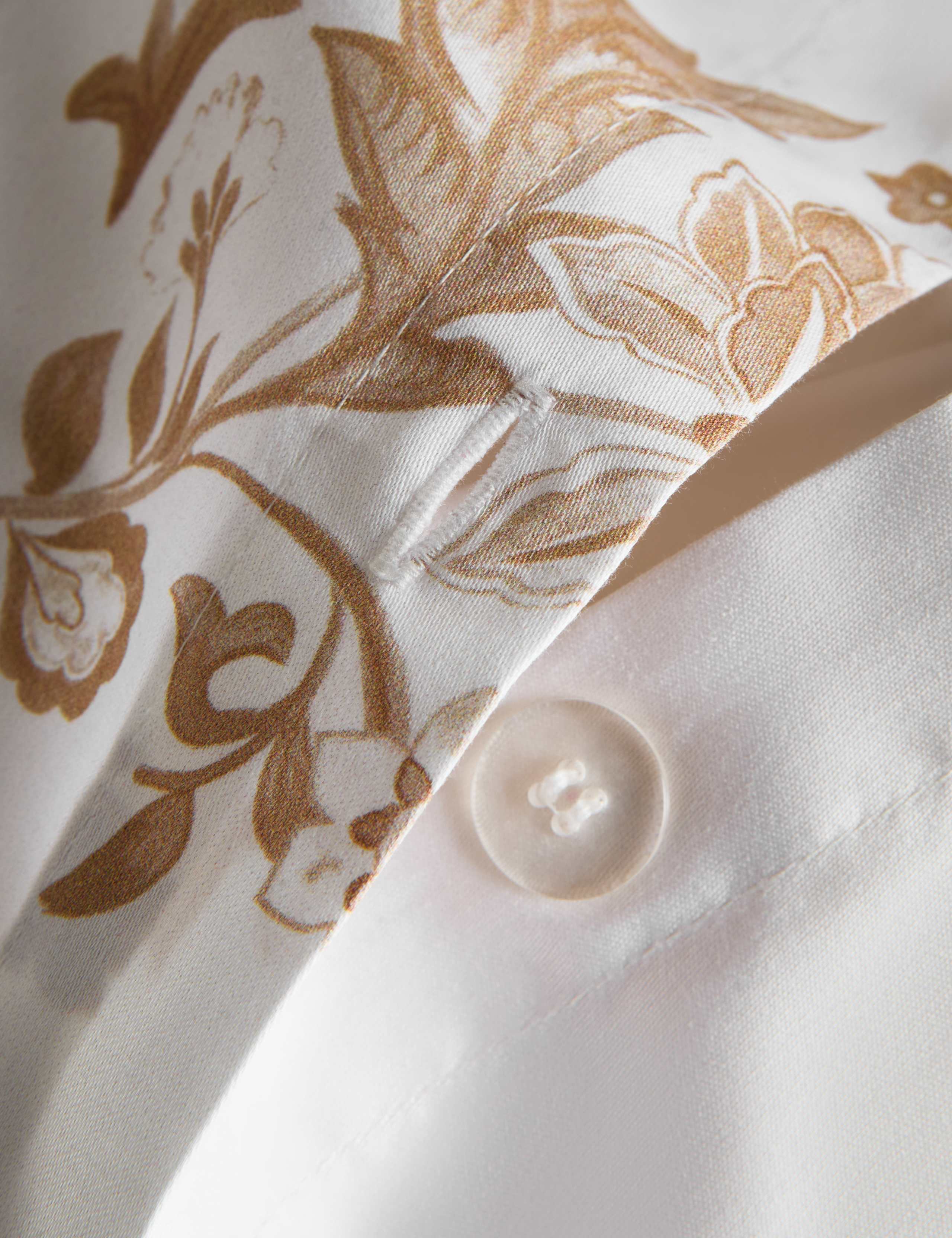 Sateen Jacobean Floral Bedding Set 5 of 5