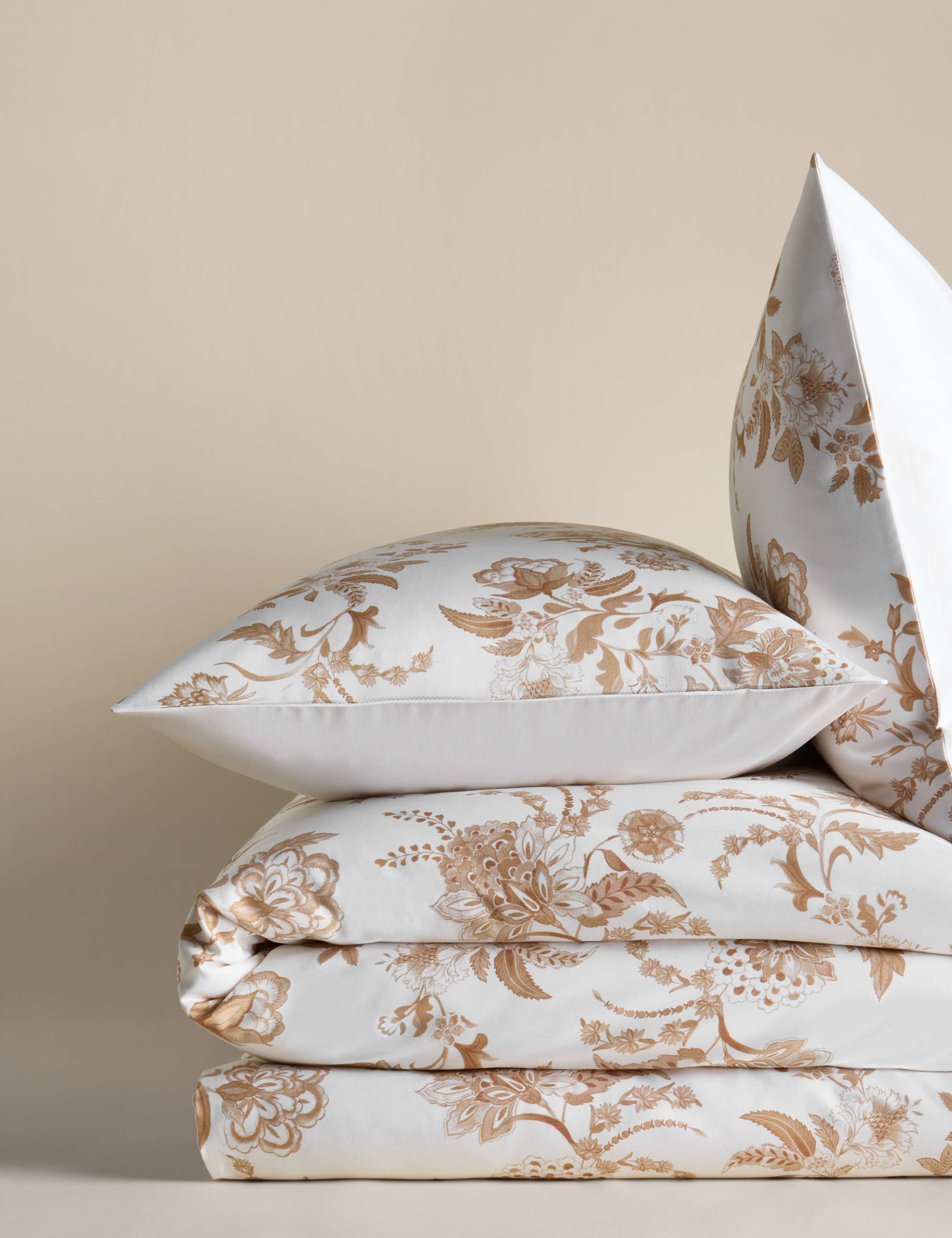 Sateen Jacobean Floral Bedding Set 2 of 5