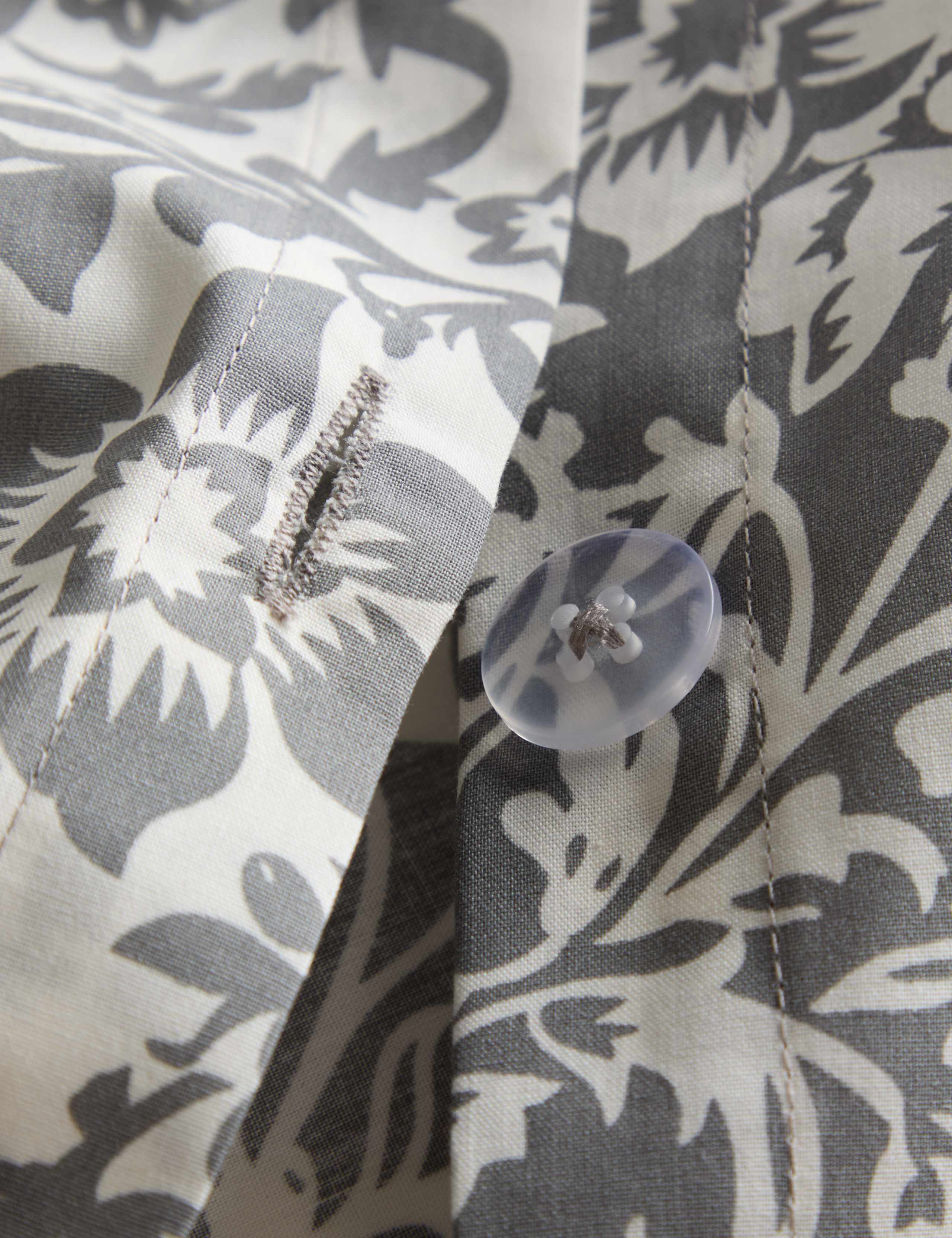 Pure Cotton Mirrored Floral Bedding Set 6 of 6