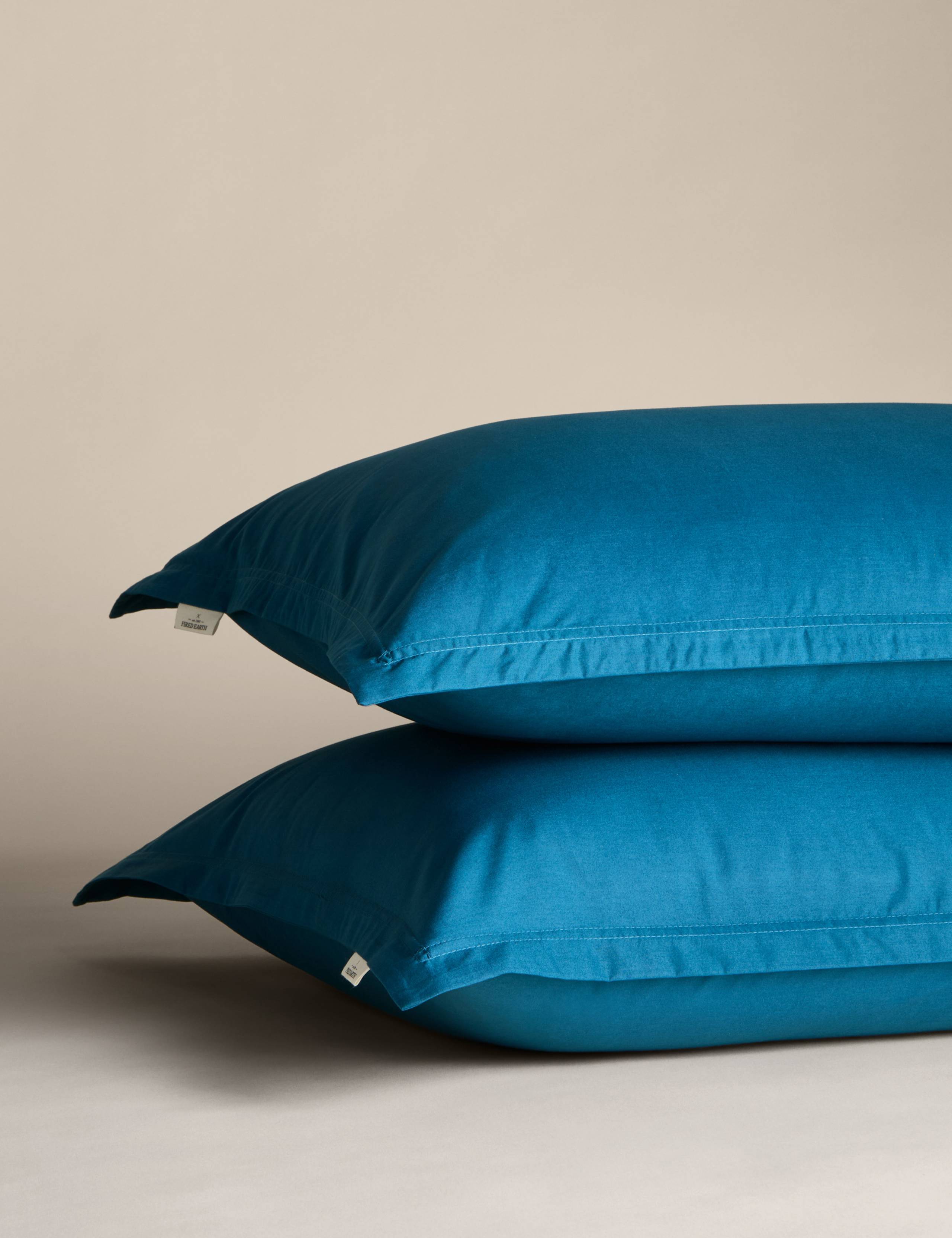 2pk Washed Cotton Oxford Pillowcases 2 of 4