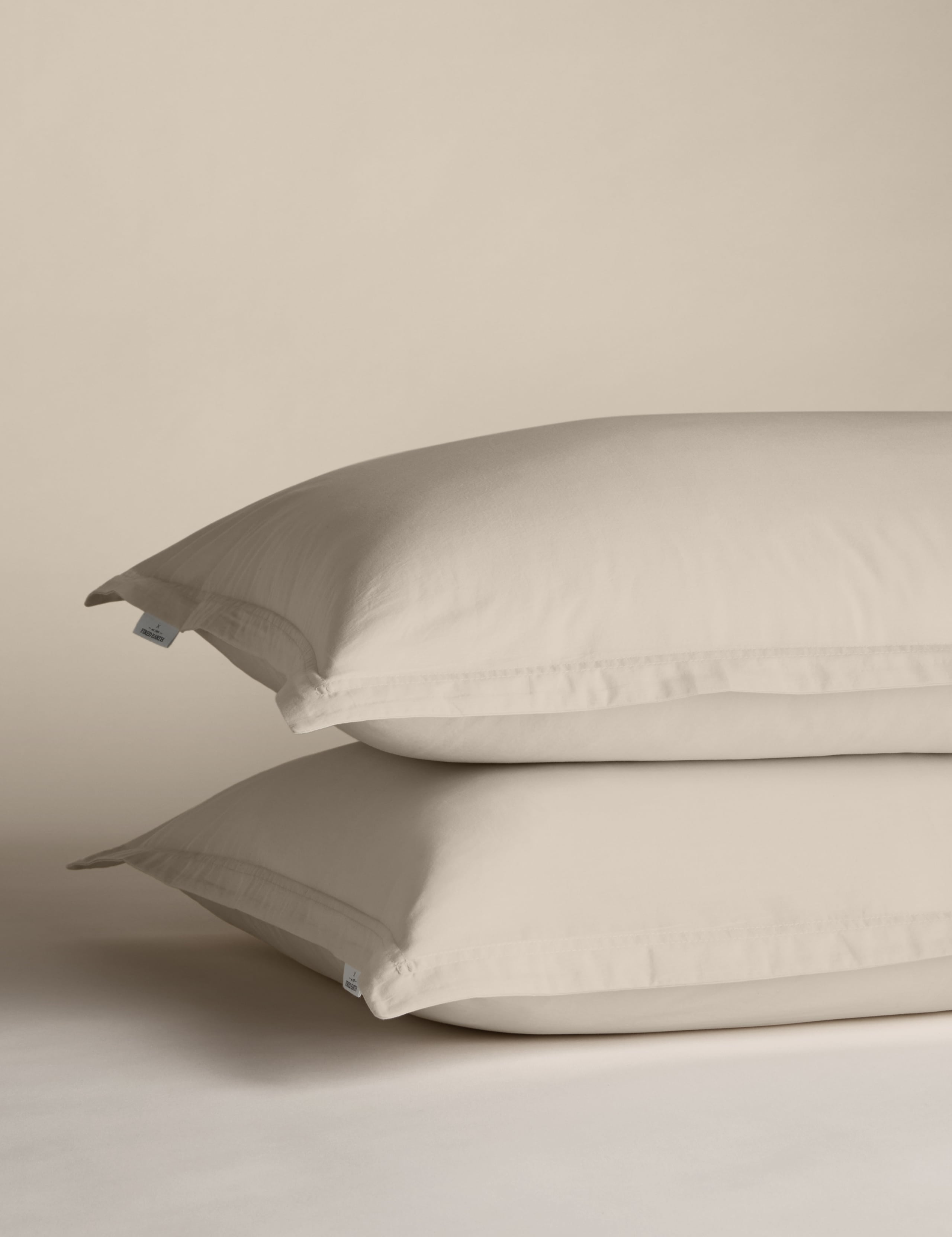2pk Washed Cotton Oxford Pillowcases 2 of 4
