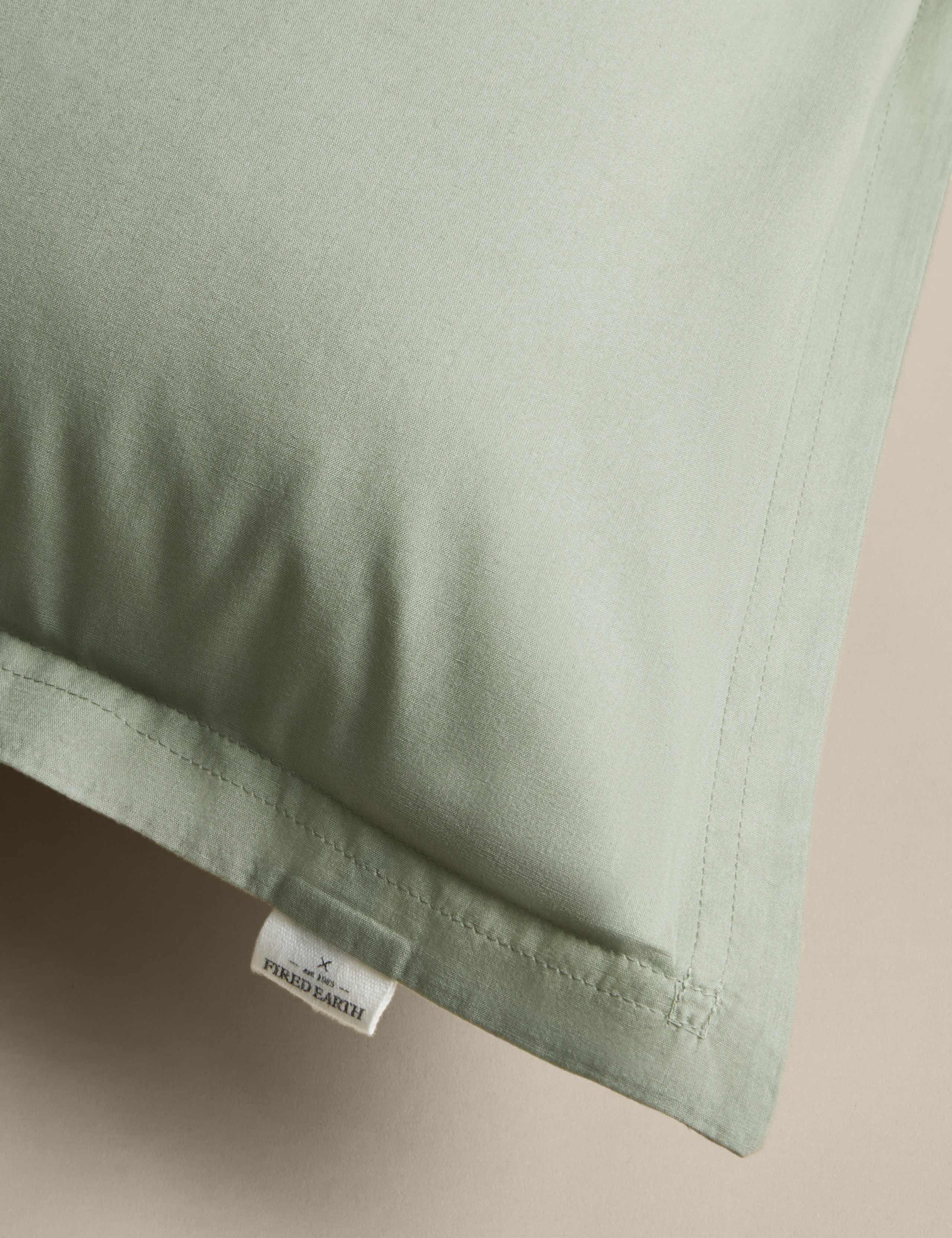 2pk Washed Cotton Oxford Pillowcases 3 of 4