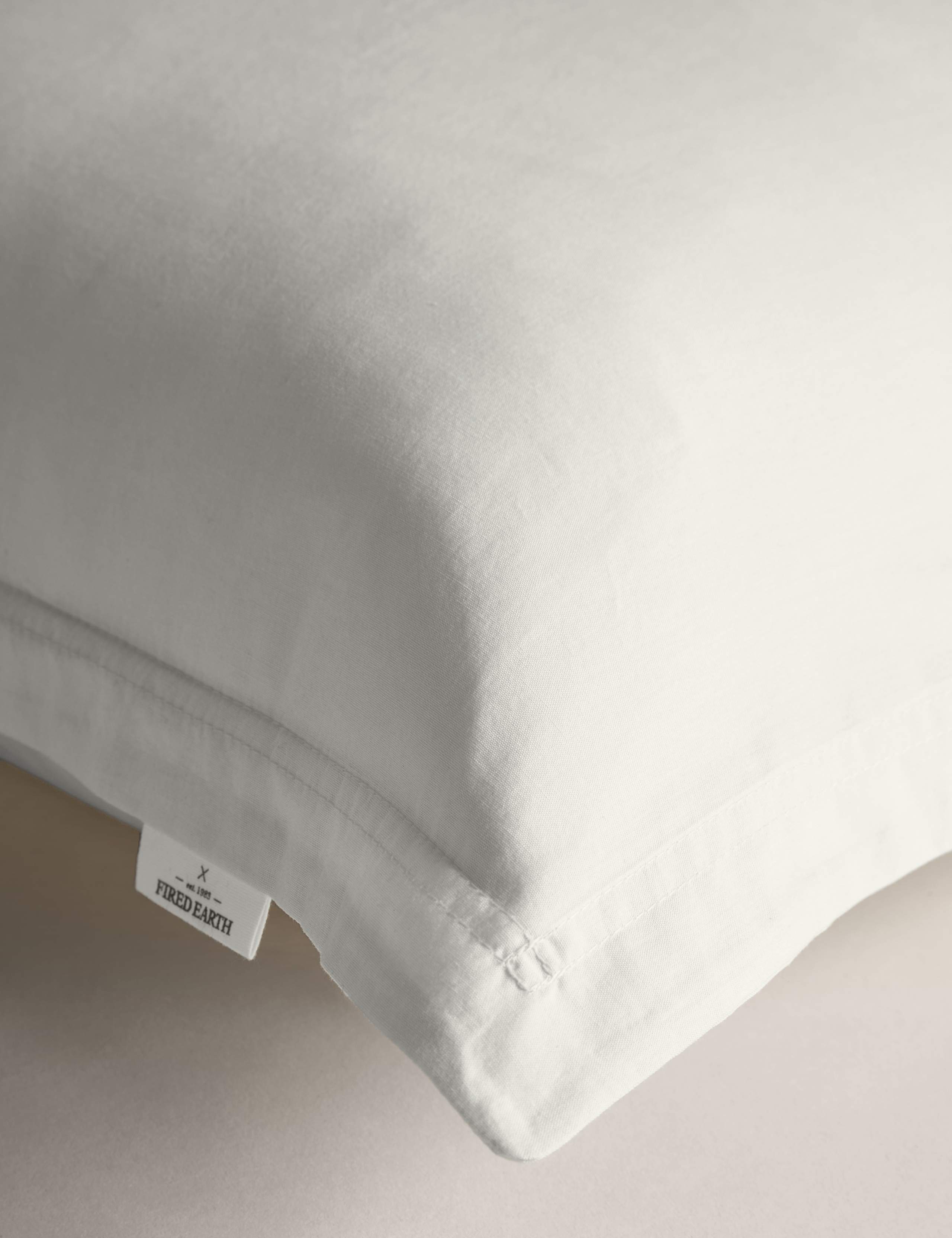 2pk Washed Cotton Oxford Pillowcases 3 of 4