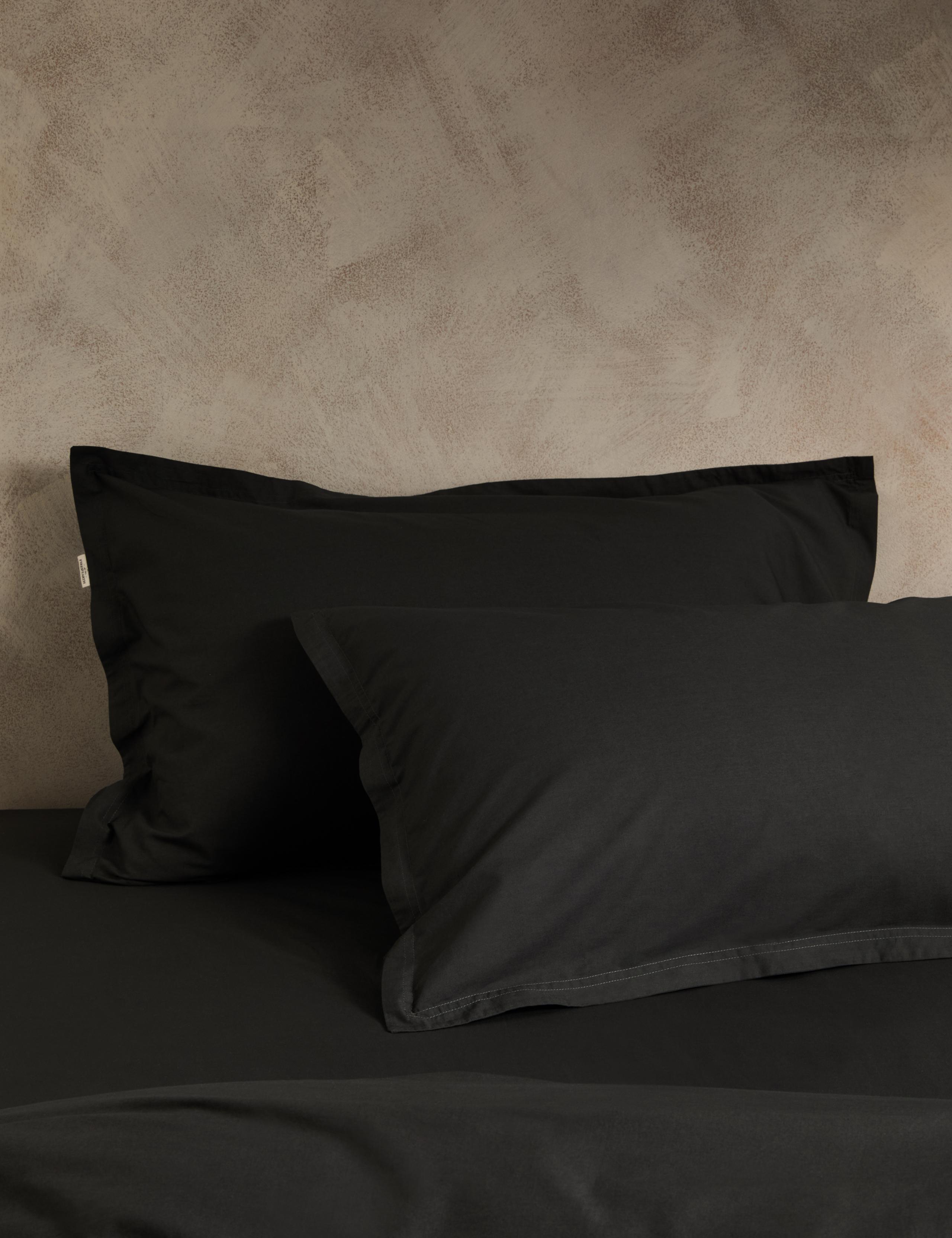 2pk Washed Cotton Oxford Pillowcases 1 of 2