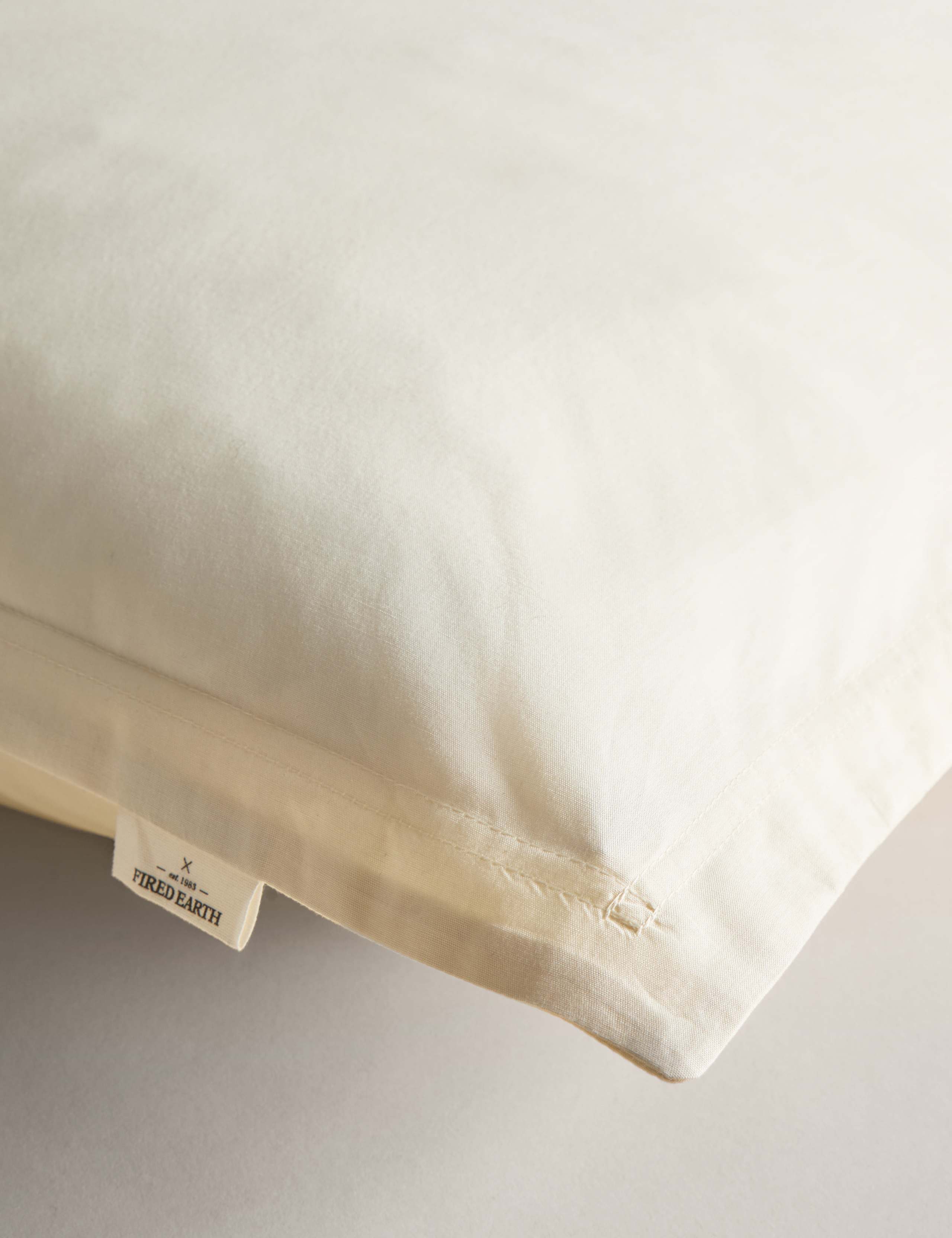 2pk Washed Cotton Square Pillowcases 3 of 4