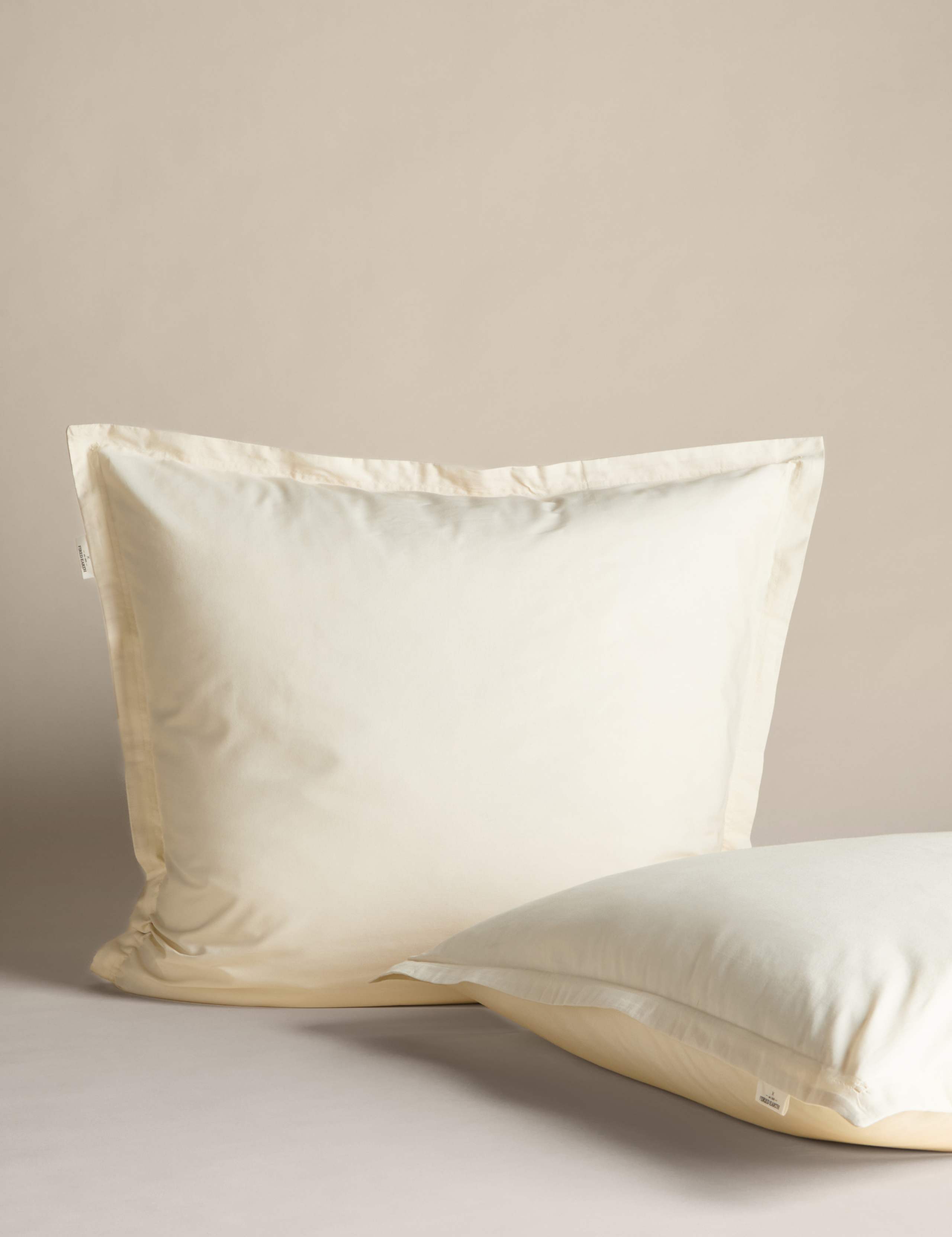 2pk Washed Cotton Square Pillowcases 2 of 4