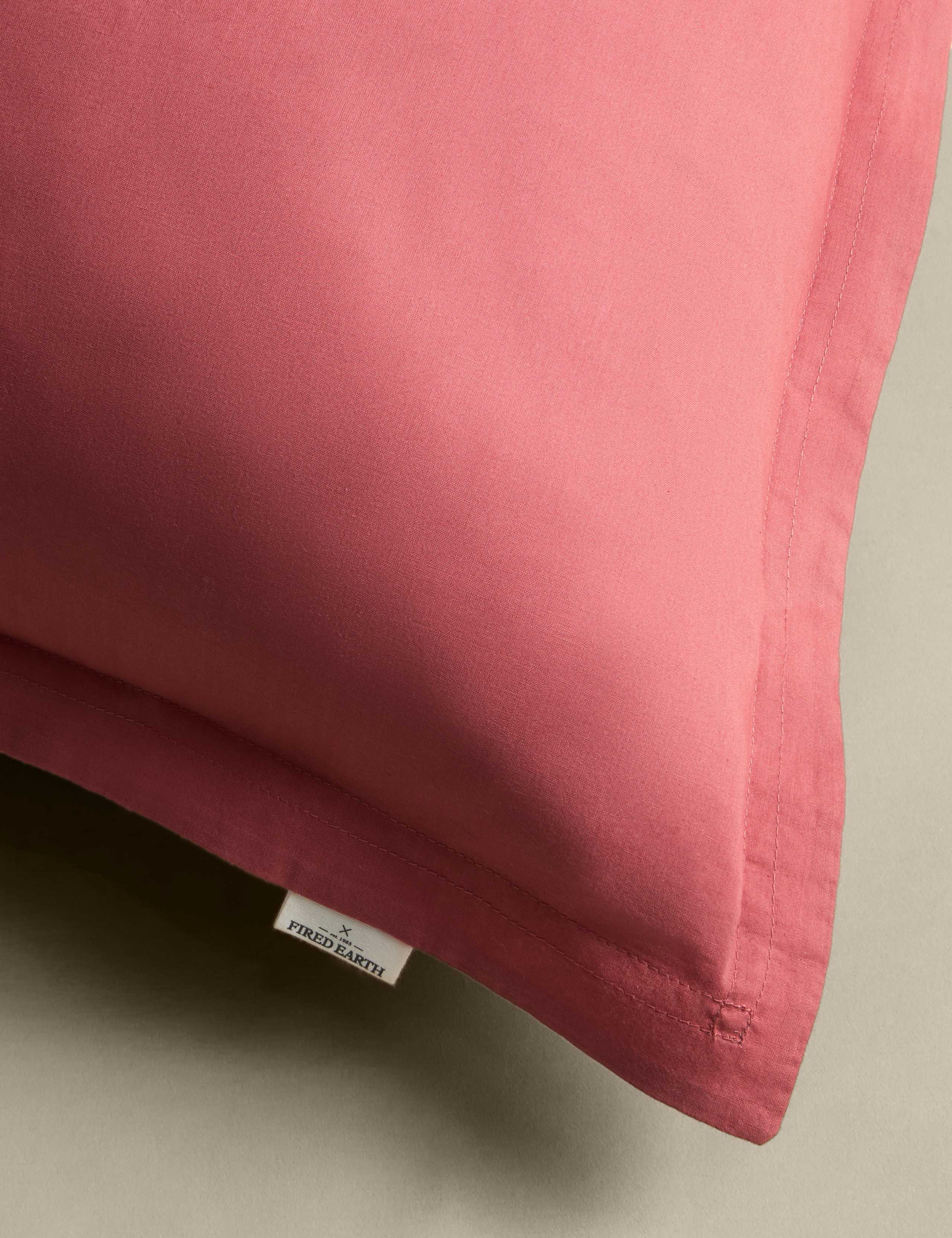 2pk Washed Cotton Square Pillowcases 3 of 4